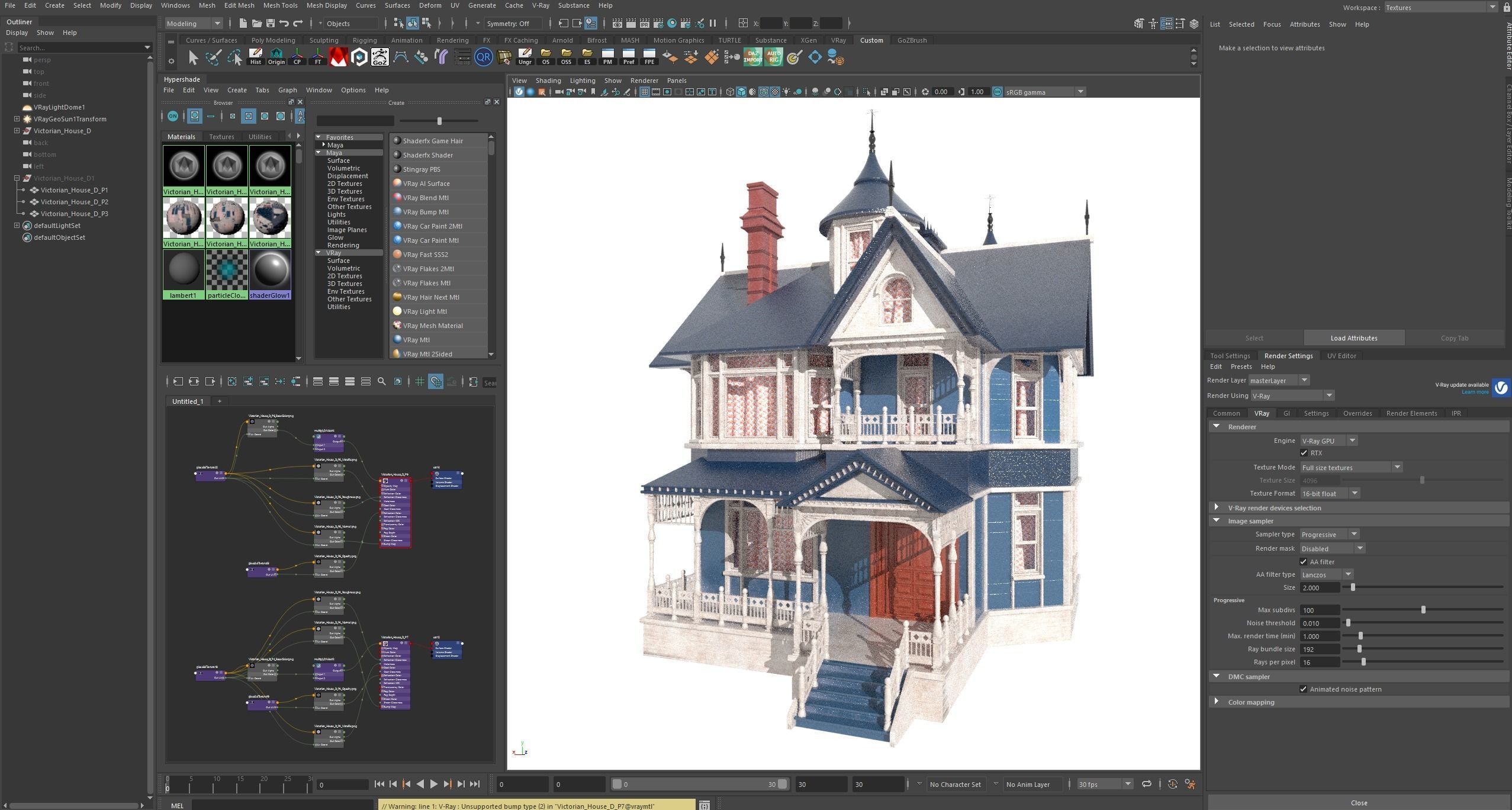 Victorian House 3D model_12