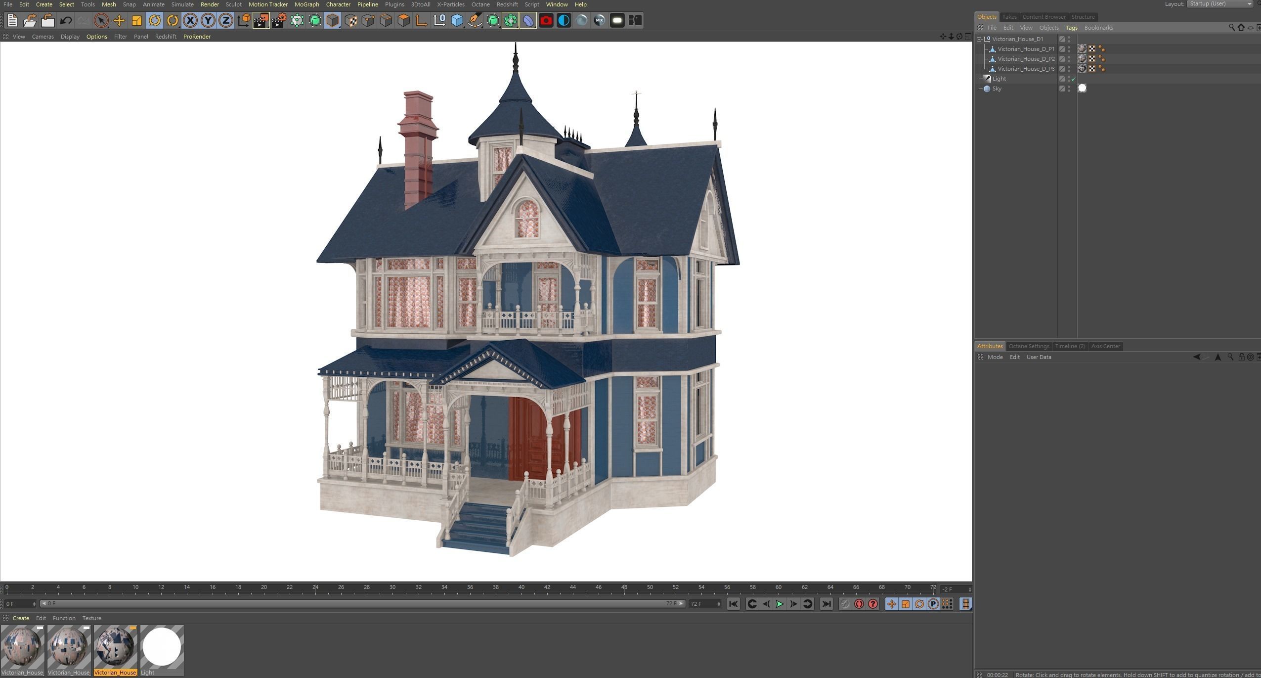 Victorian House 3D model_14