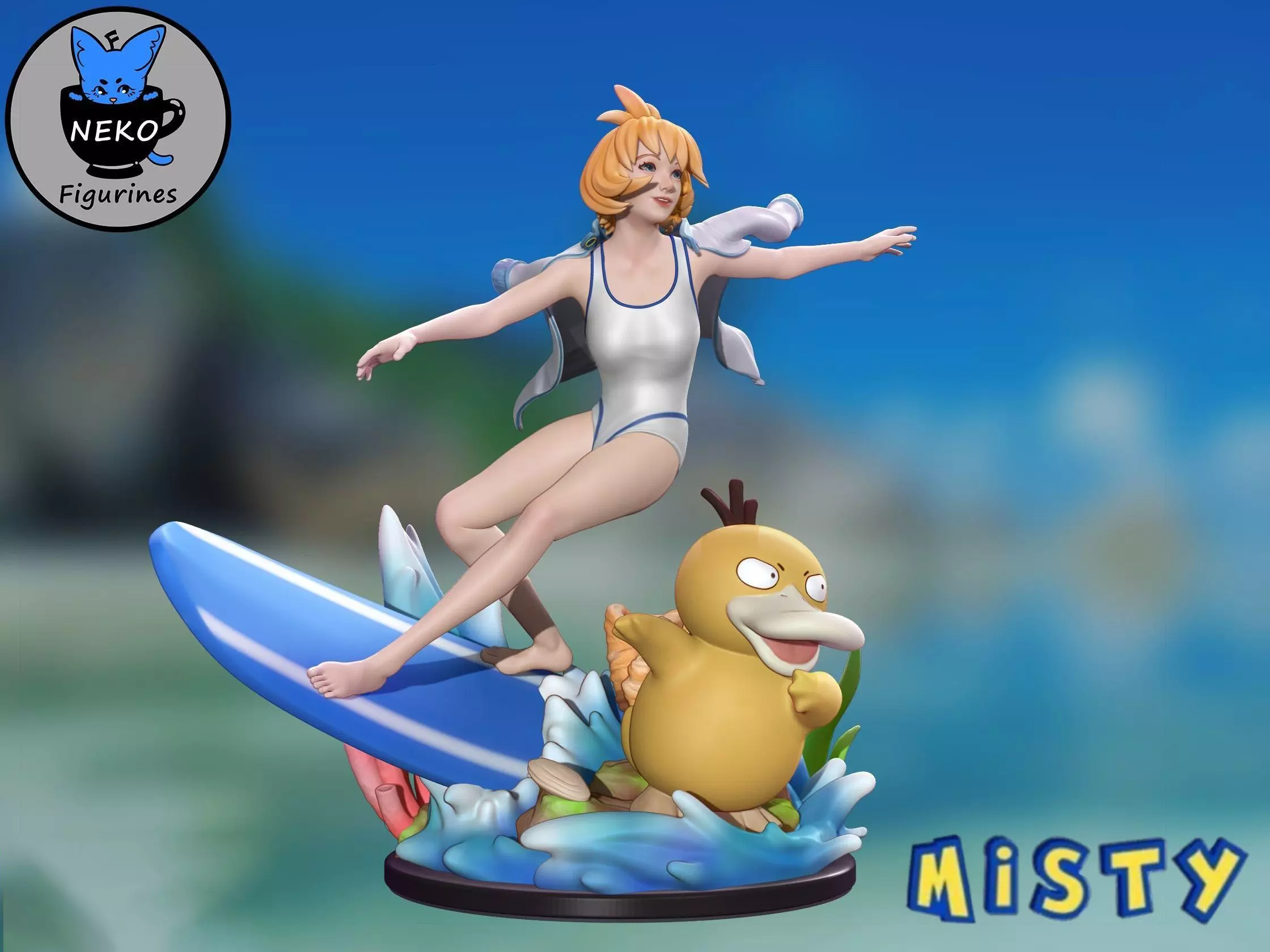 Misty - STL Pokemon HeartGold and SoulSilver 3D print model