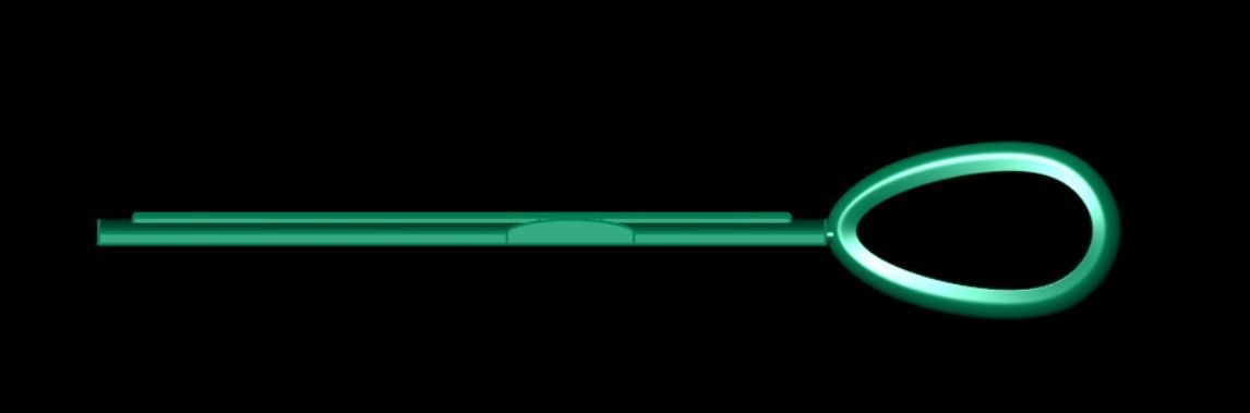 Pendant cross bi2 3D print model_7