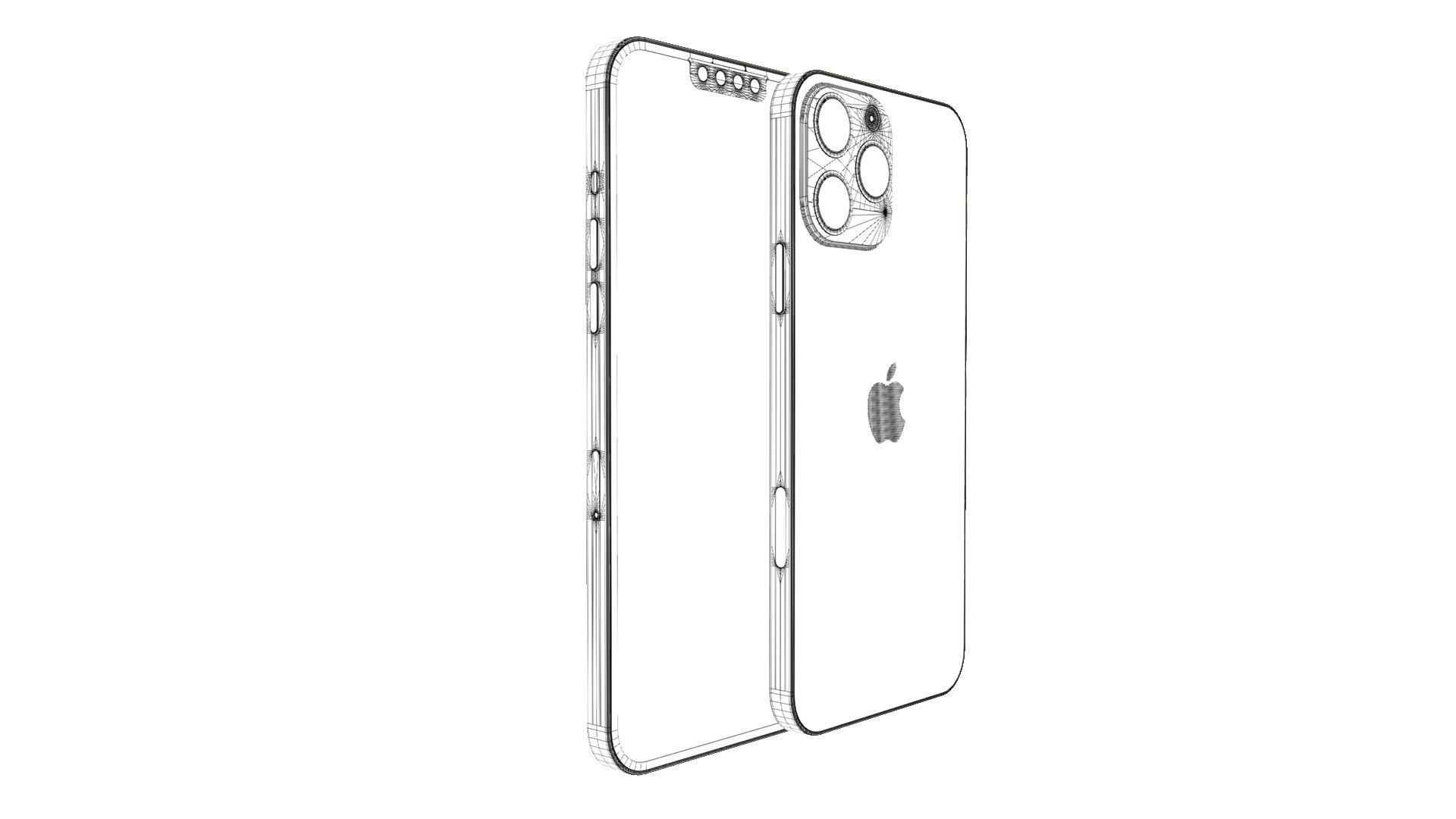 Apple iPhone 13 Max Pro Gold Free 3D model_5