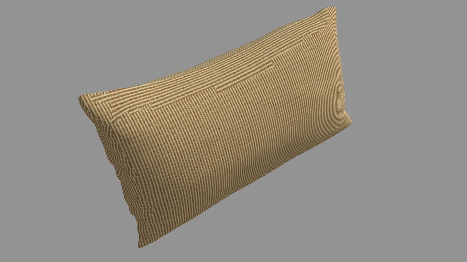 Pillow chair 3D model_10