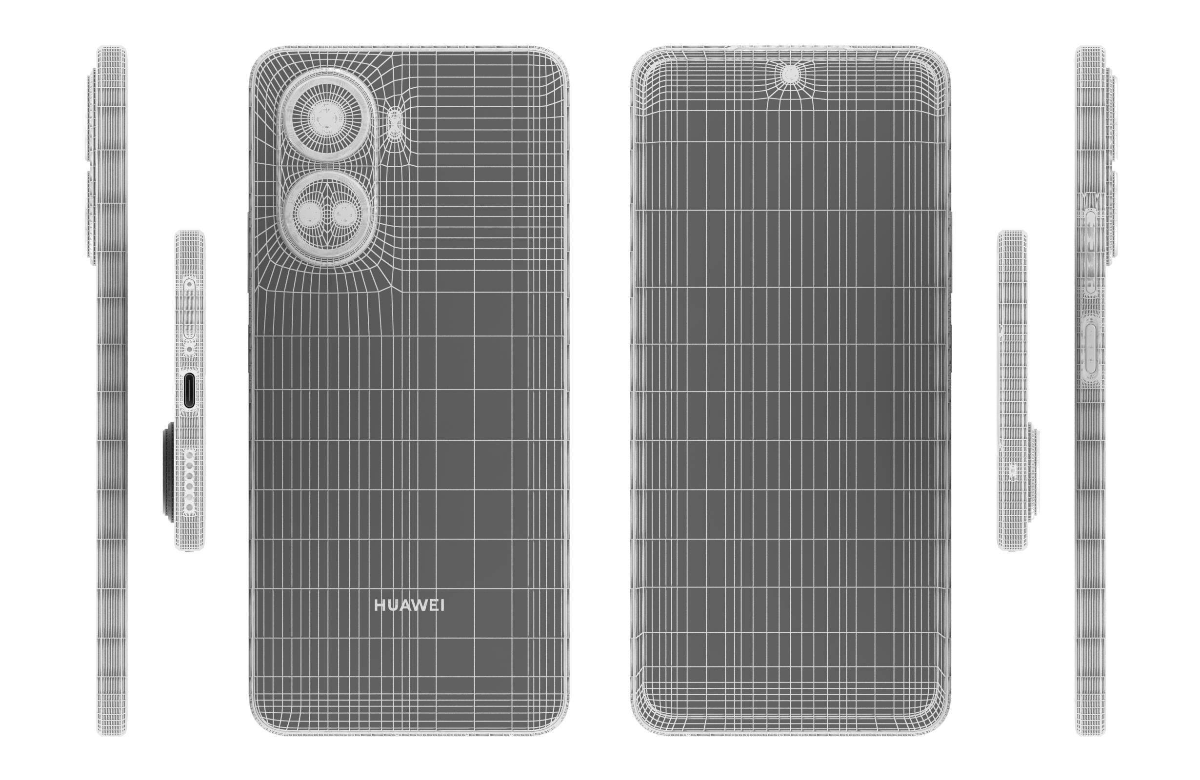 Huawei nova 10 SE Black 3D model_16