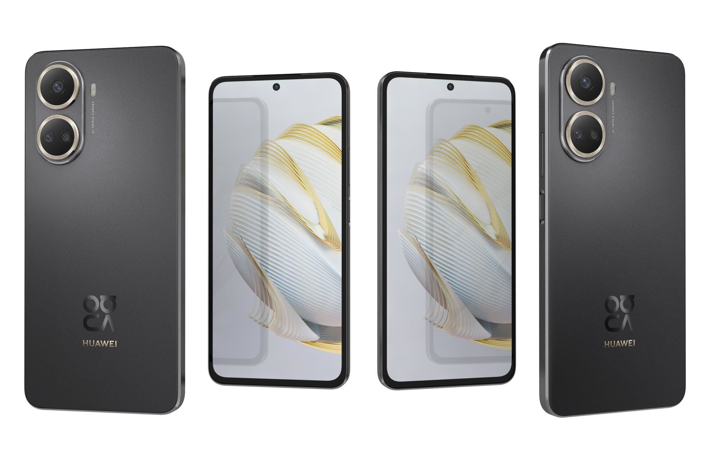 Huawei nova 10 SE Black 3D model_2