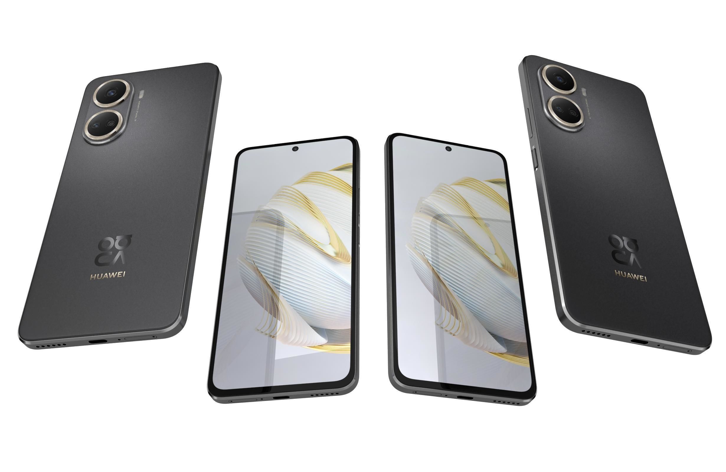 Huawei nova 10 SE Black 3D model_4