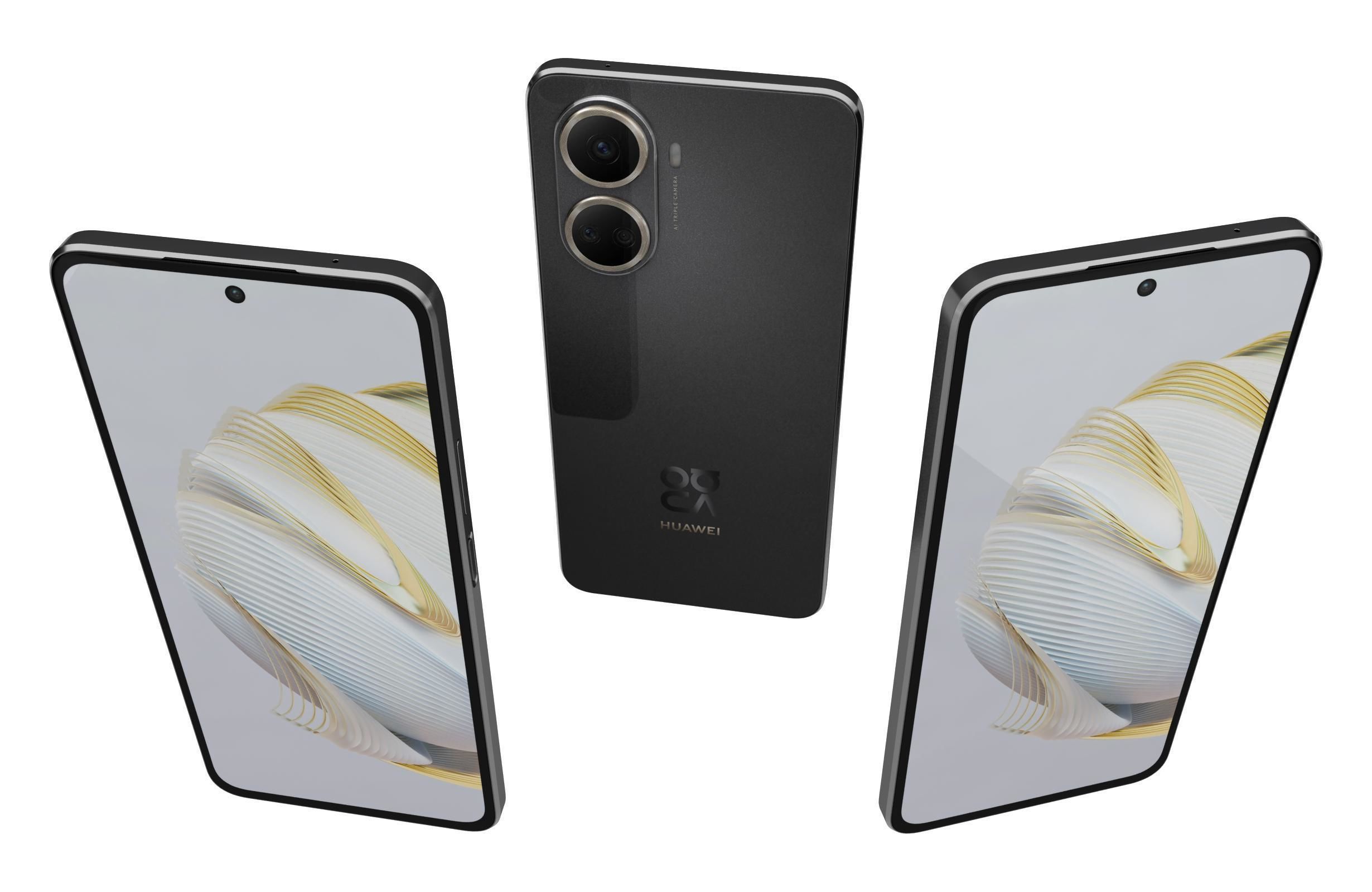 Huawei nova 10 SE Black 3D model_1