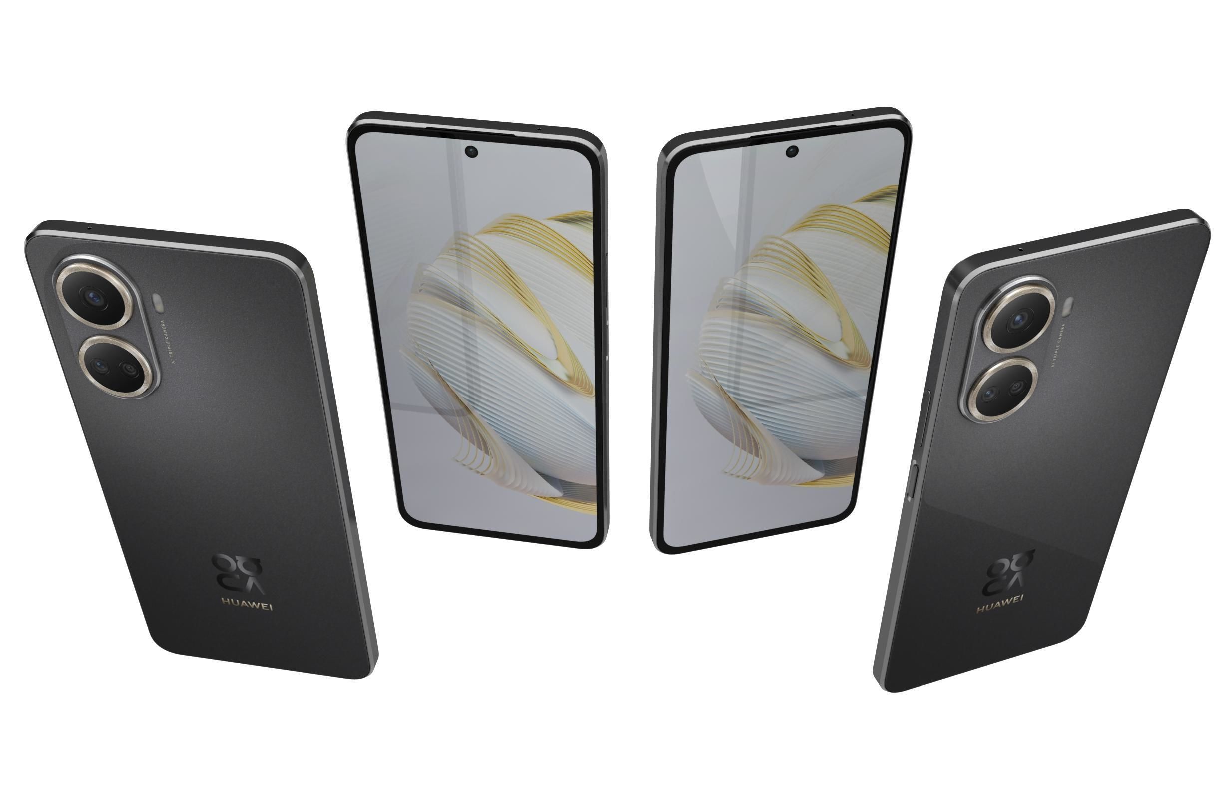 Huawei nova 10 SE Black 3D model_5