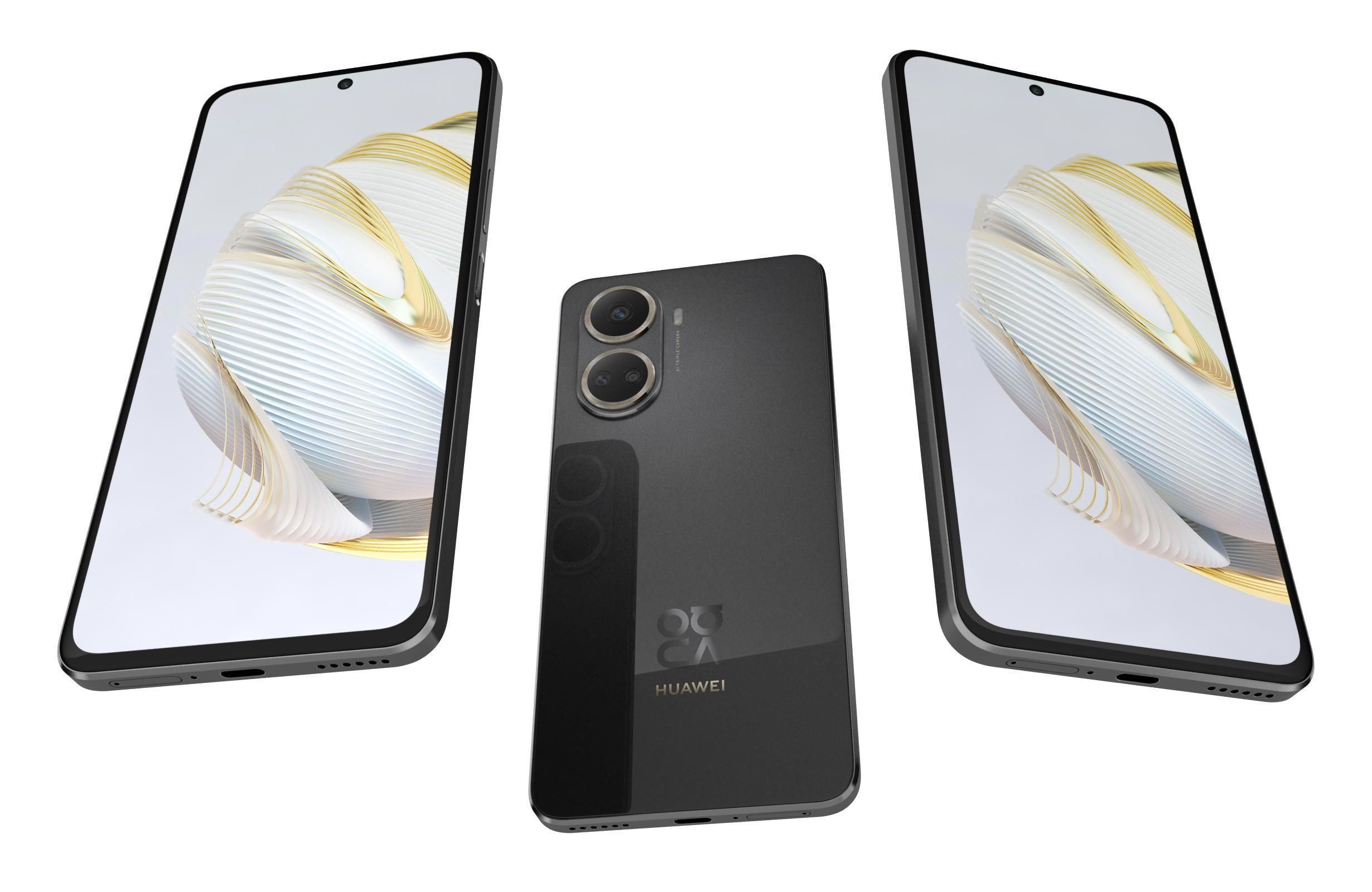 Huawei nova 10 SE Black 3D model_3