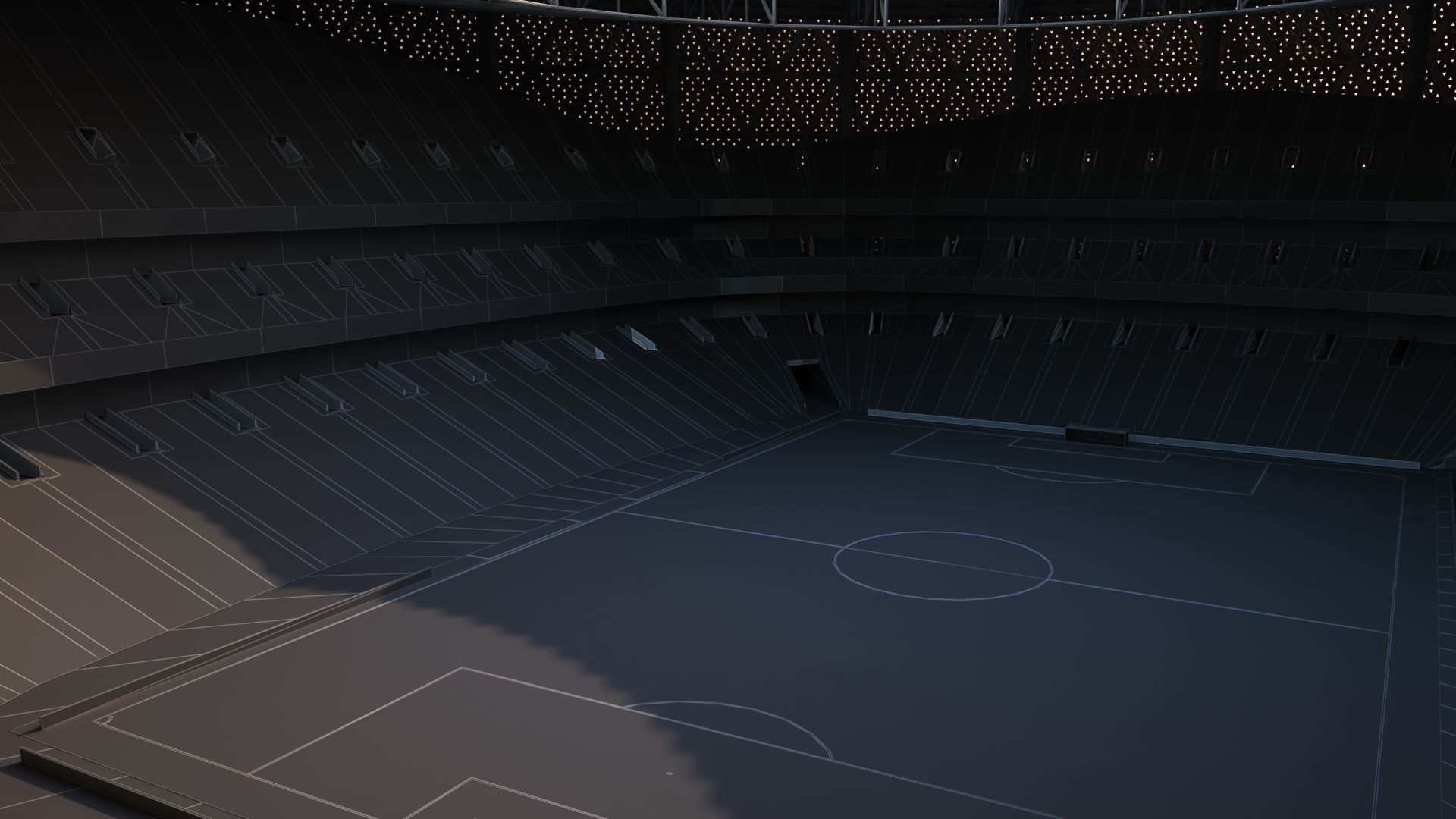Qatar Lusail Stadium 3D model_15