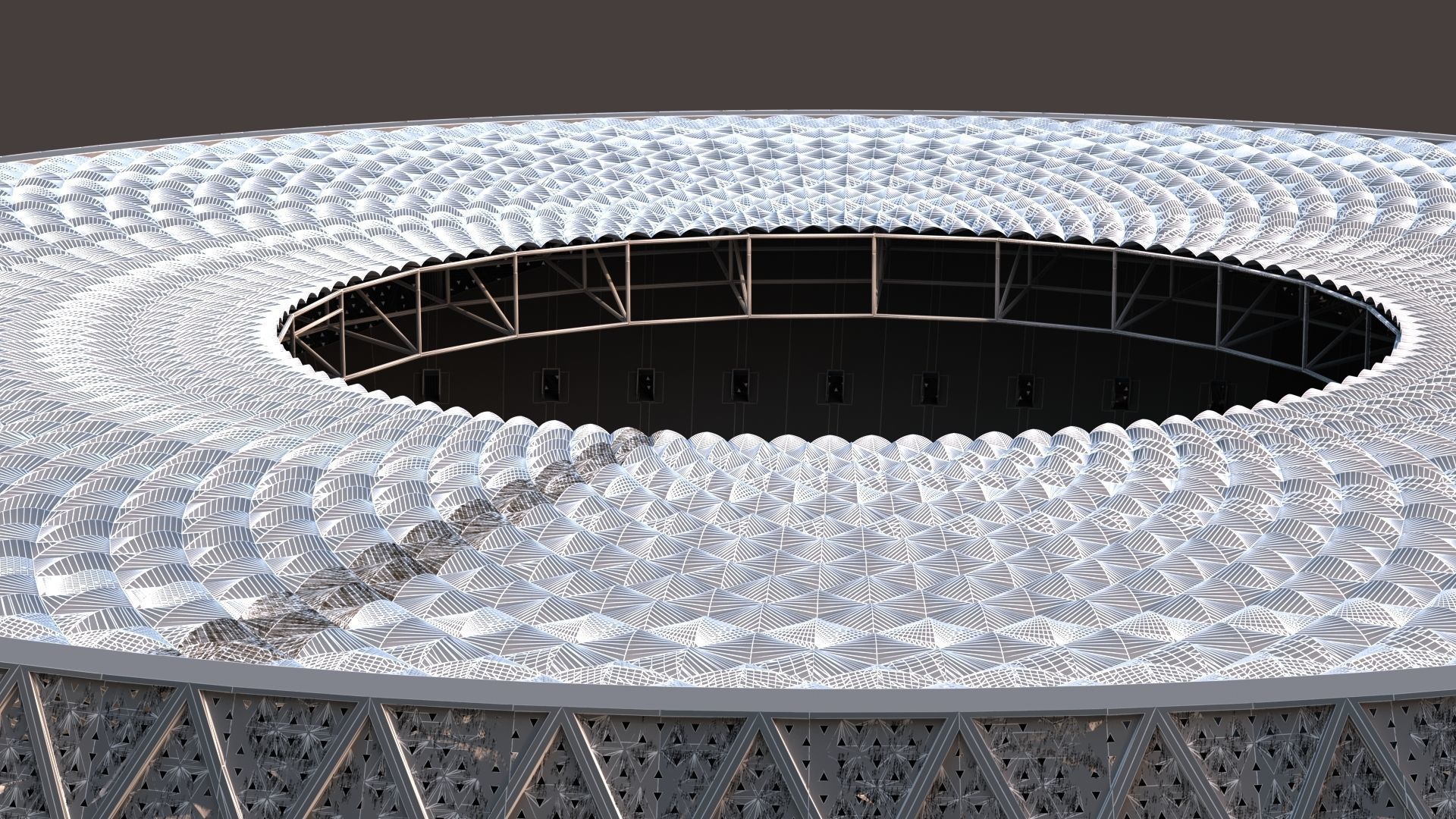 Qatar Lusail Stadium 3D model_12