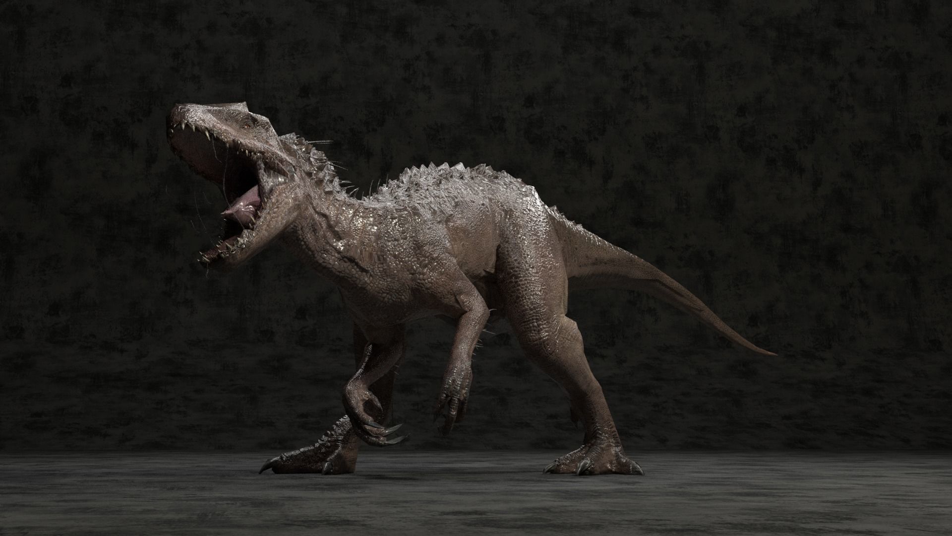 Indominus Rex - Irex Low-poly 3D model_1
