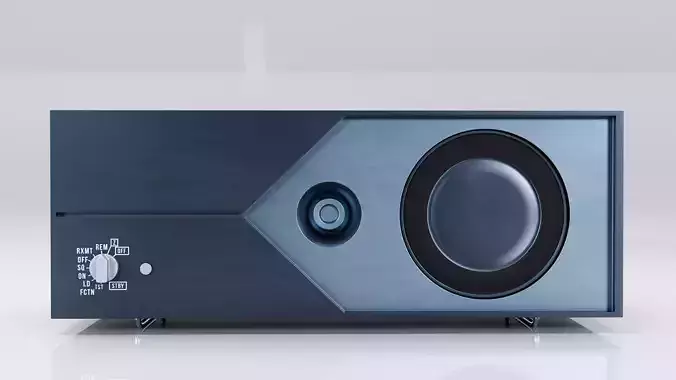 Audio System Free low-poly 3D model