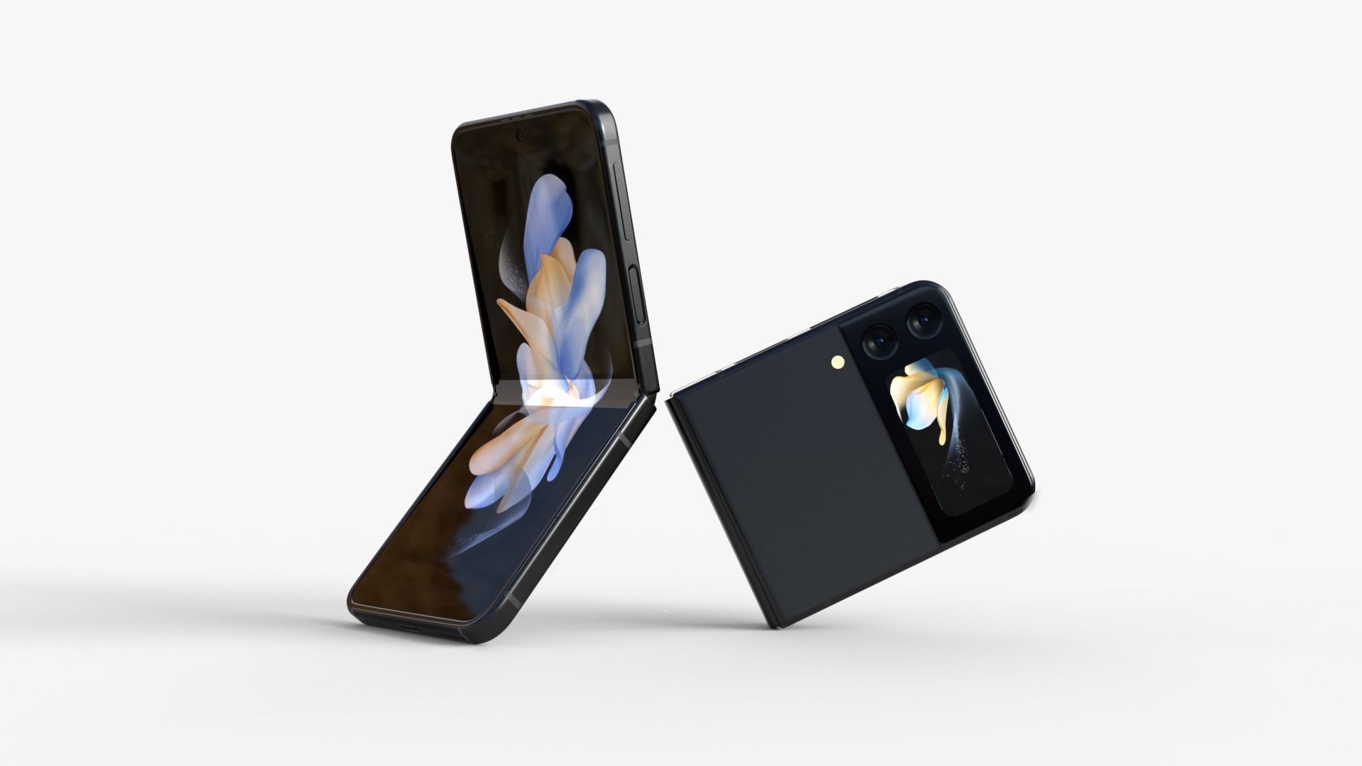 Samsung Galaxy Z Flip 4 Low-poly 3D model_4