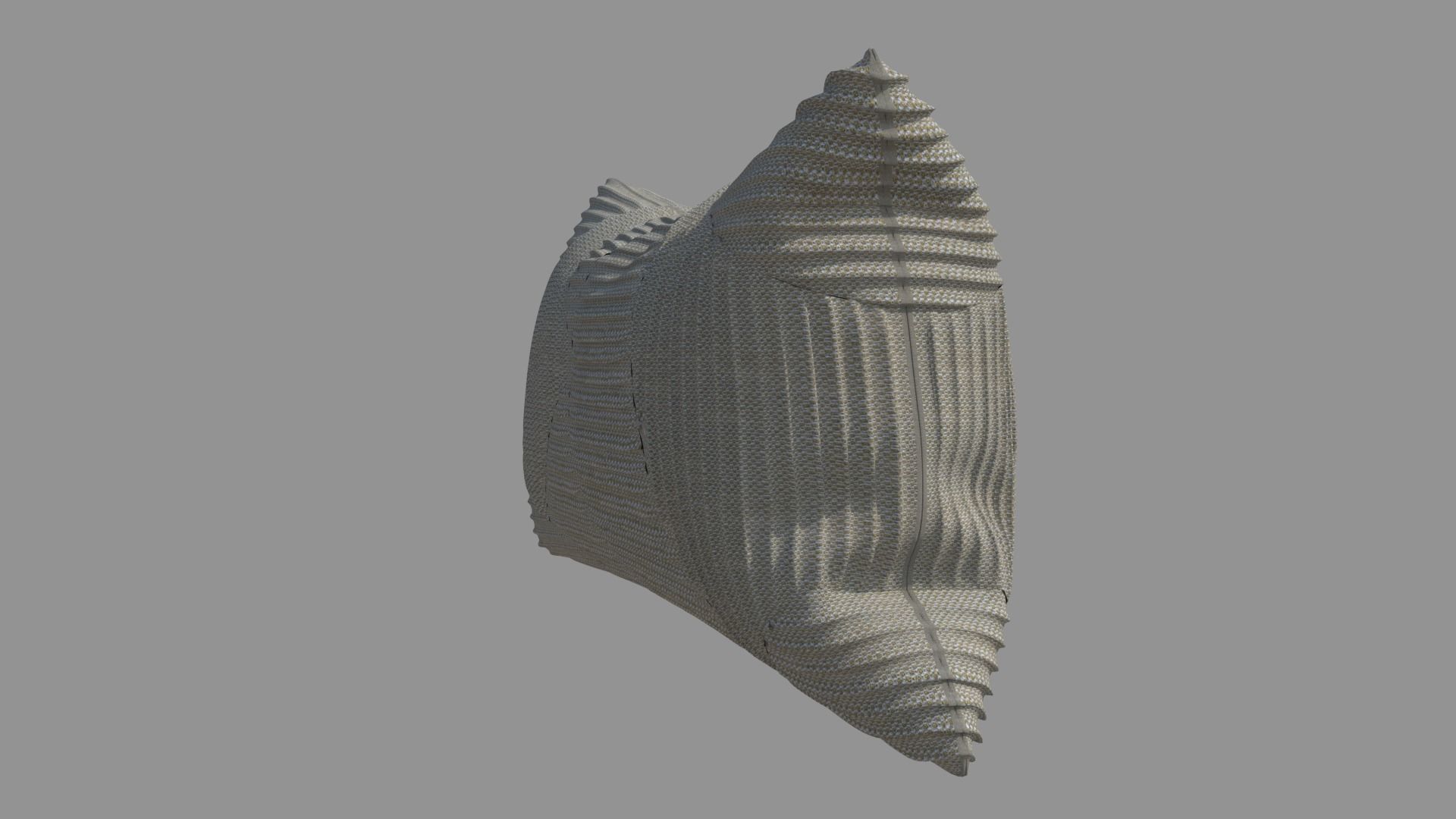 Pillow with pattern 3D model_1