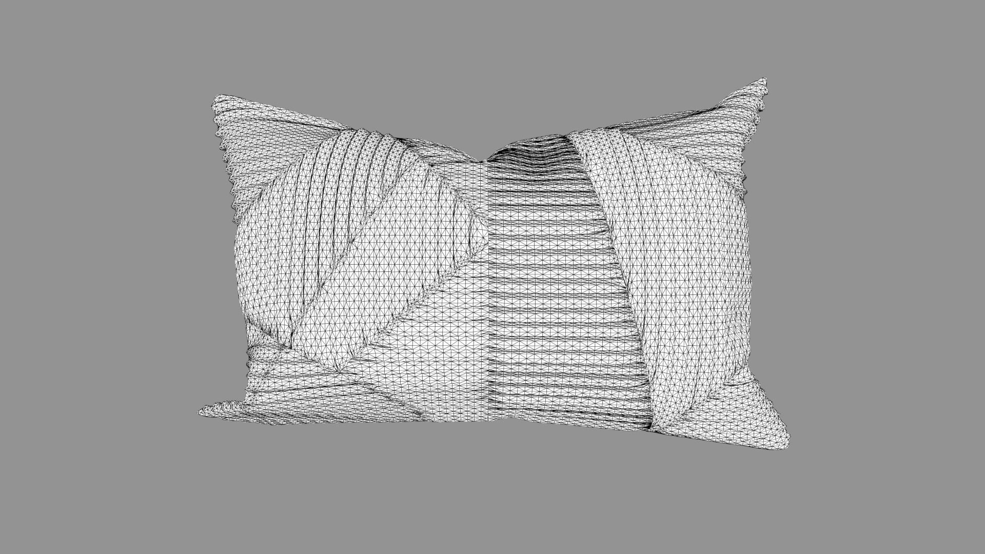 Pillow with pattern 3D model_3