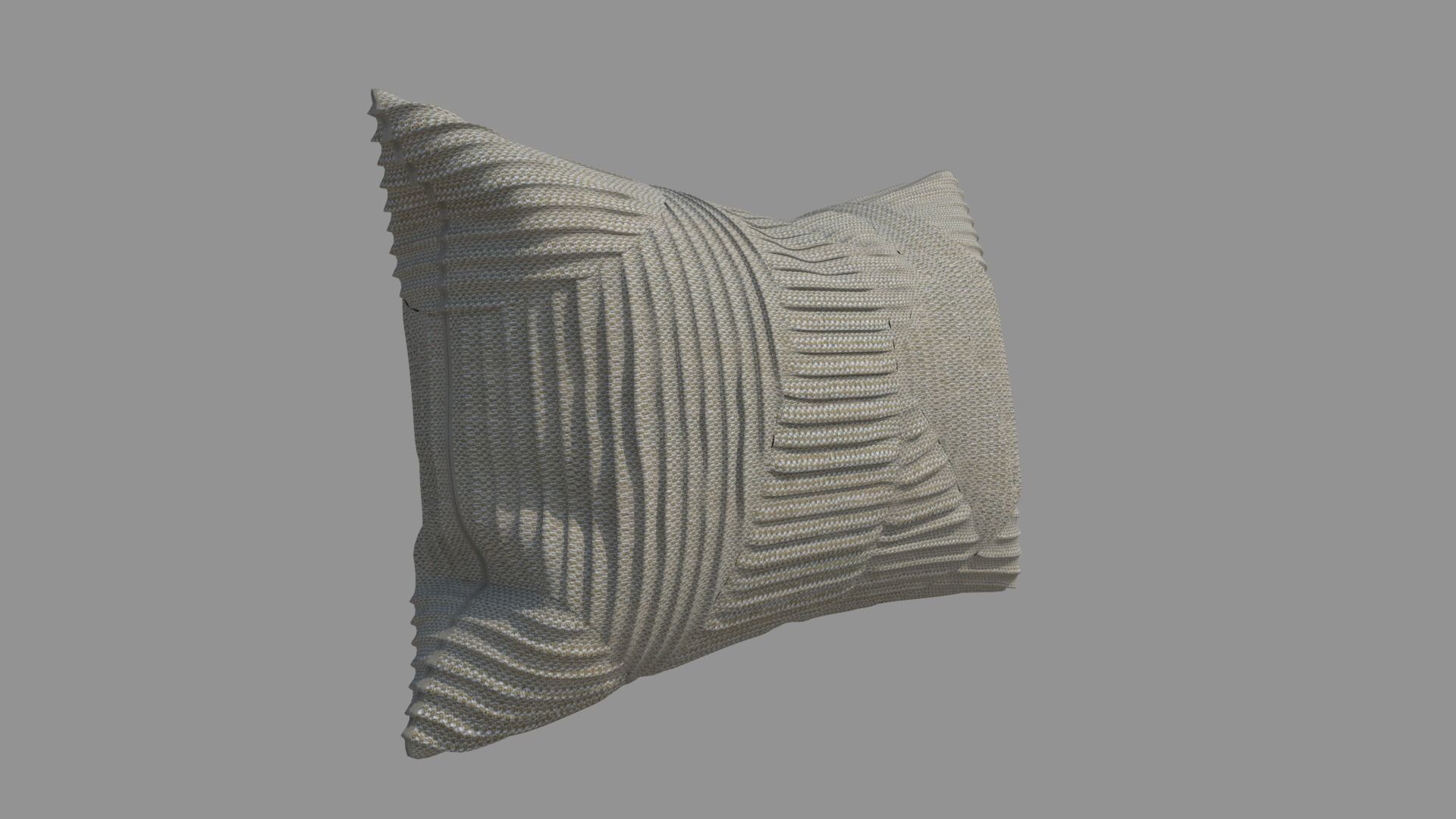 Pillow with pattern 3D model_5