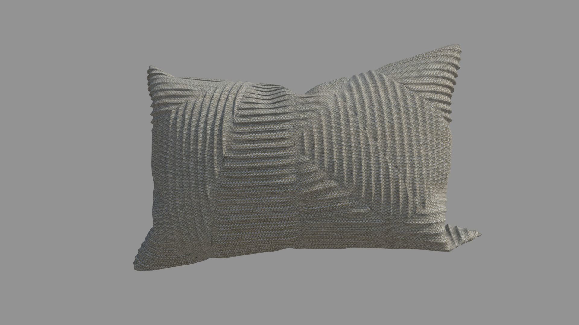 Pillow with pattern 3D model_6