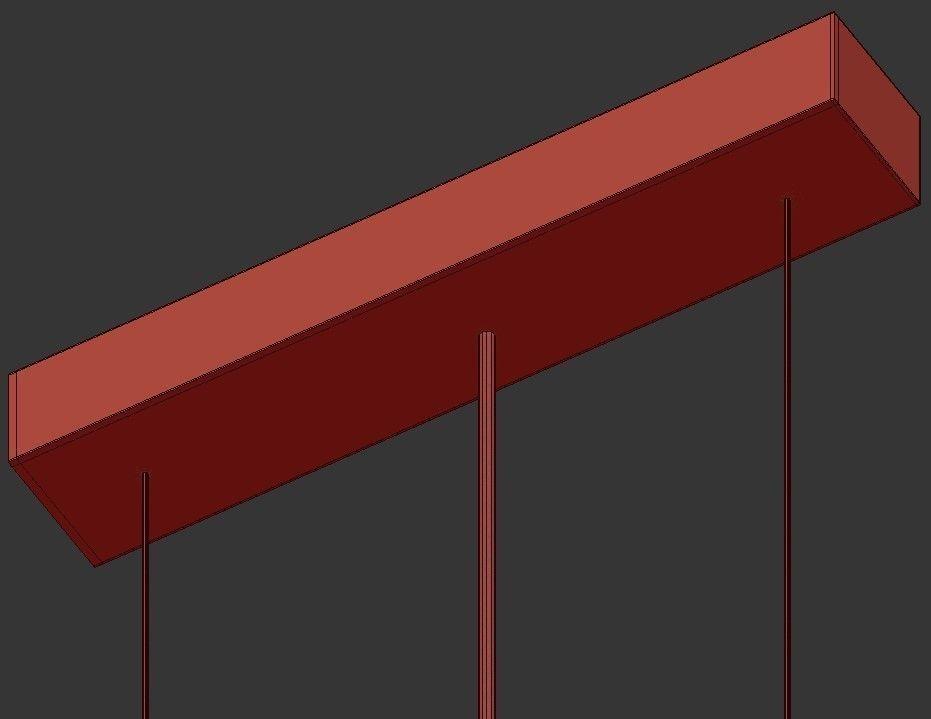 Post Modern LED 3D model_3