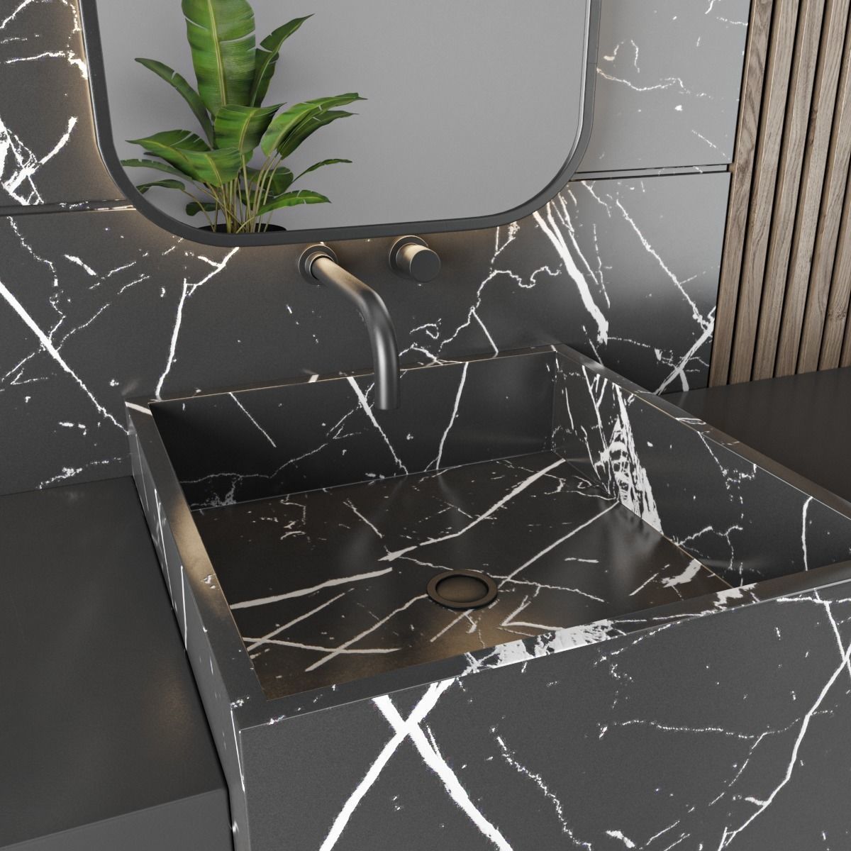 bathroom furniture set 75 3D model_1