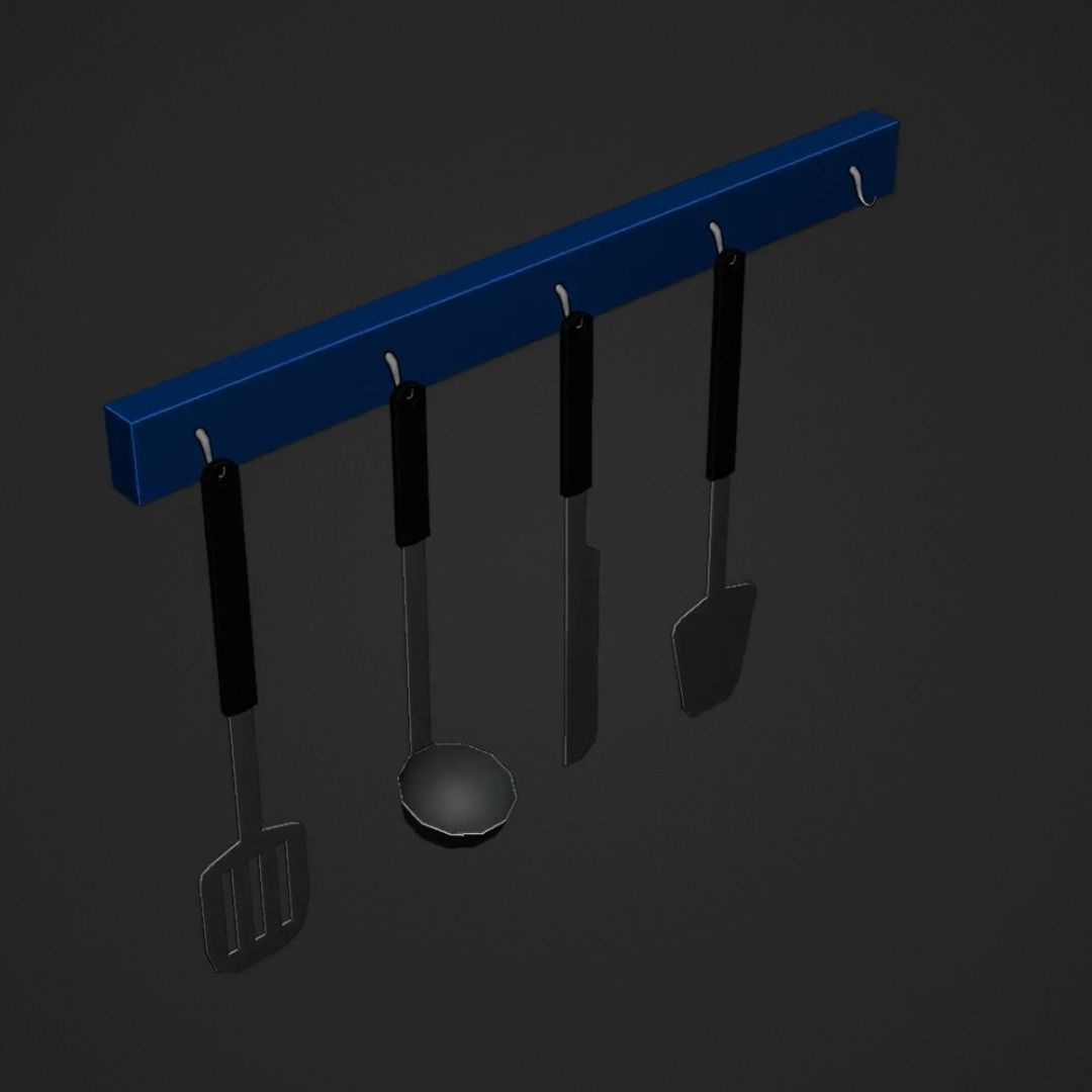 Low Poly Home Props asset Pack Low-poly 3D model_2