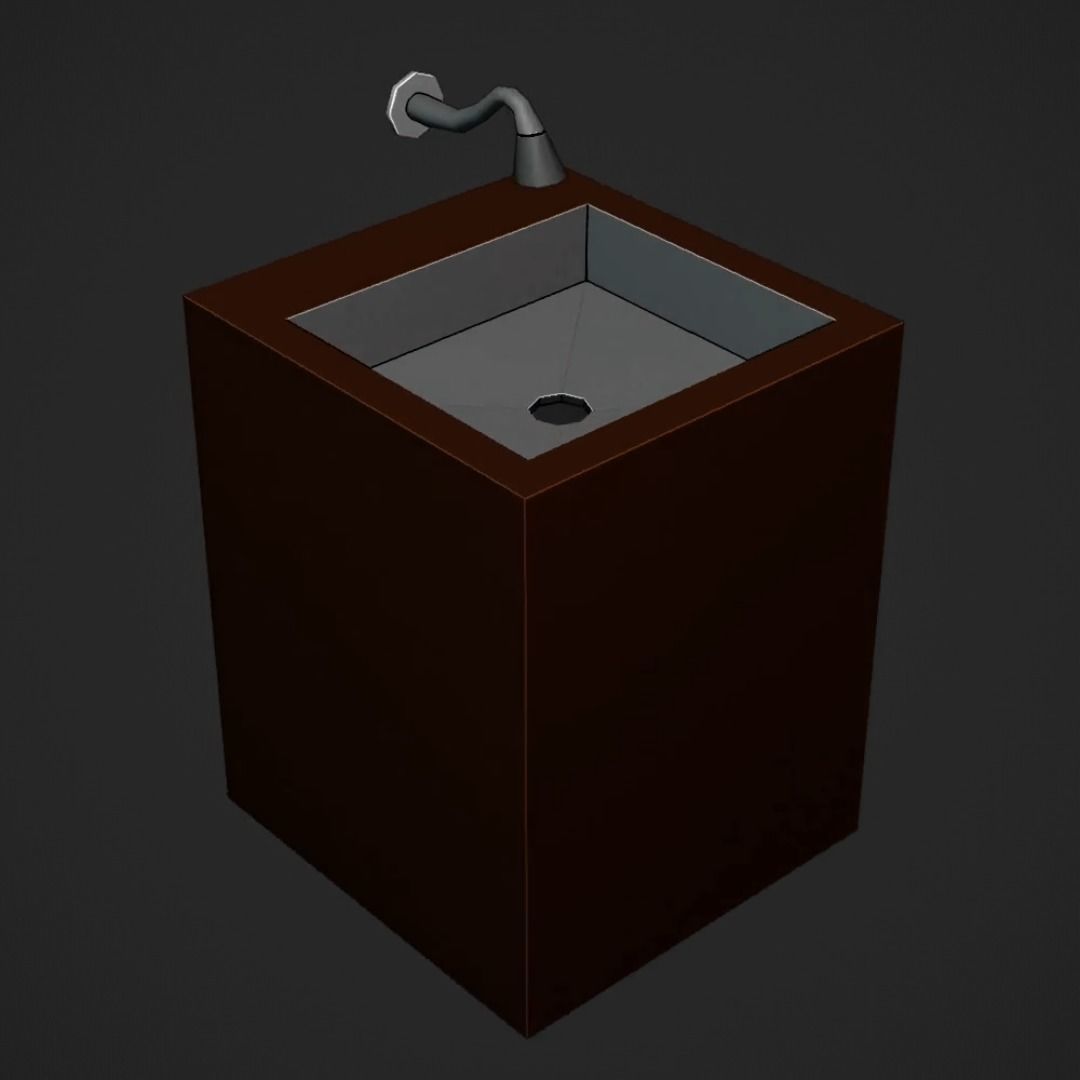 Low Poly Home Props asset Pack Low-poly 3D model_12