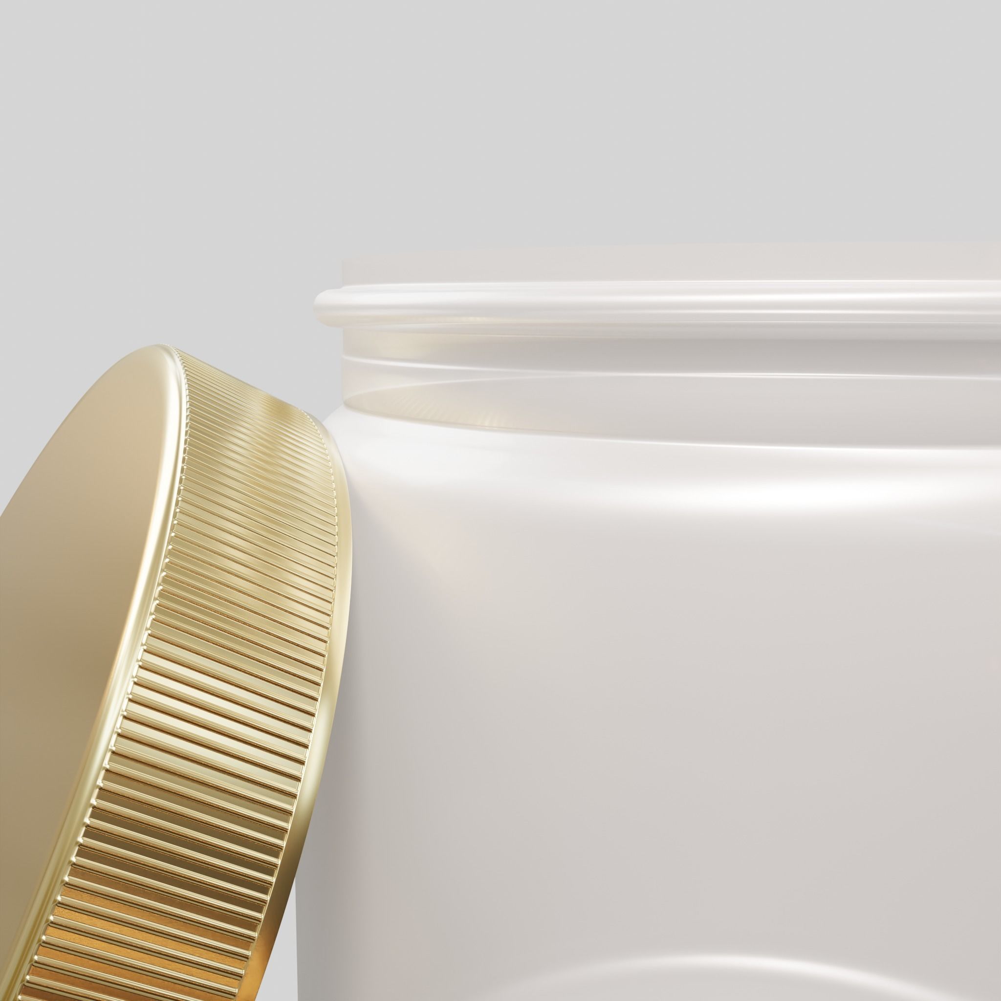 Tabletbox 1 clear glass jar Low-poly 3D model_4