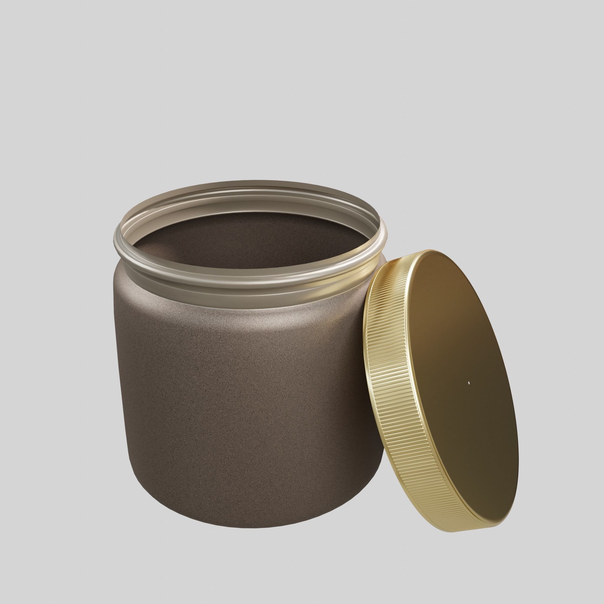 Tabletbox 2 jar Low-poly 3D model_3