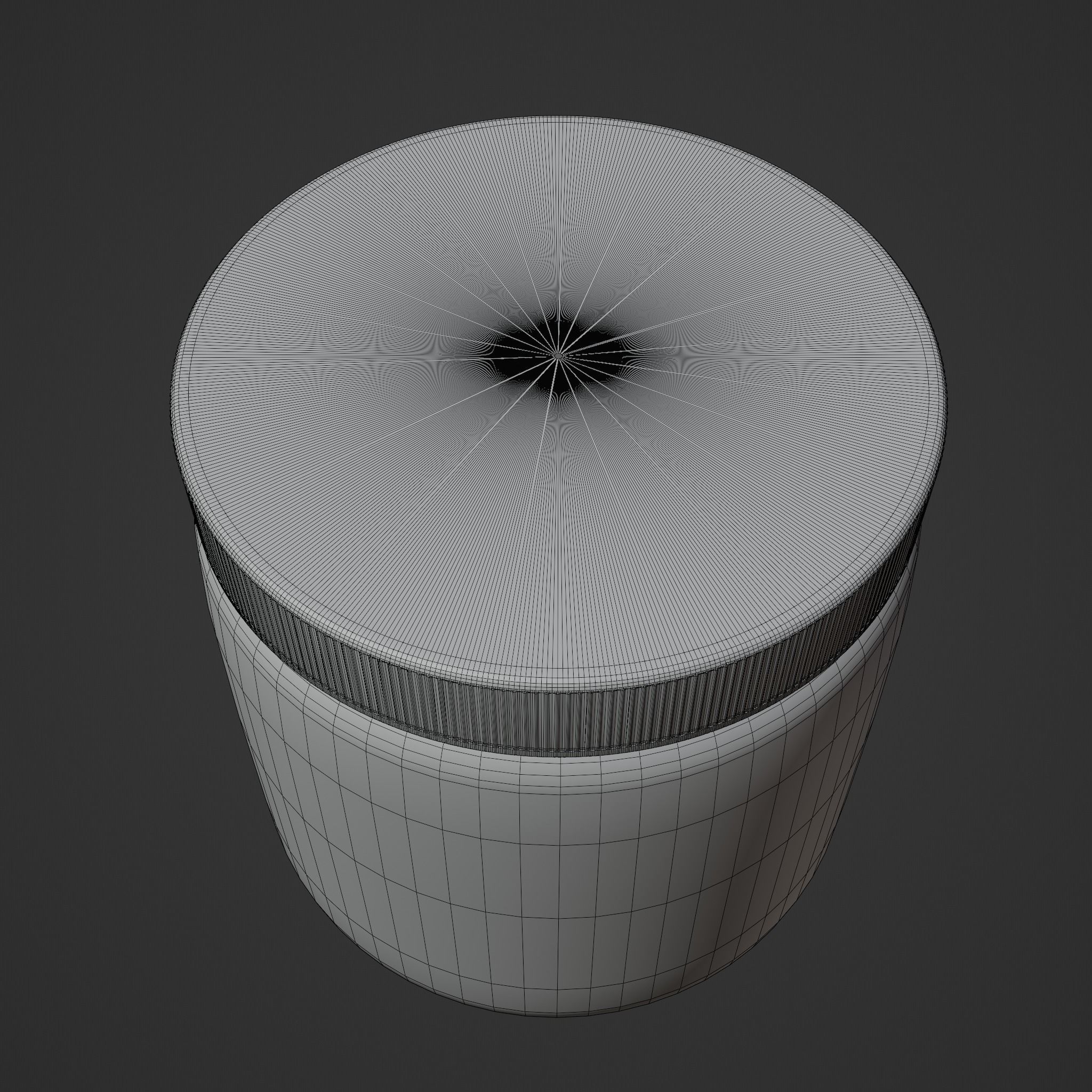 Tabletbox 3 jar Low-poly 3D model_8