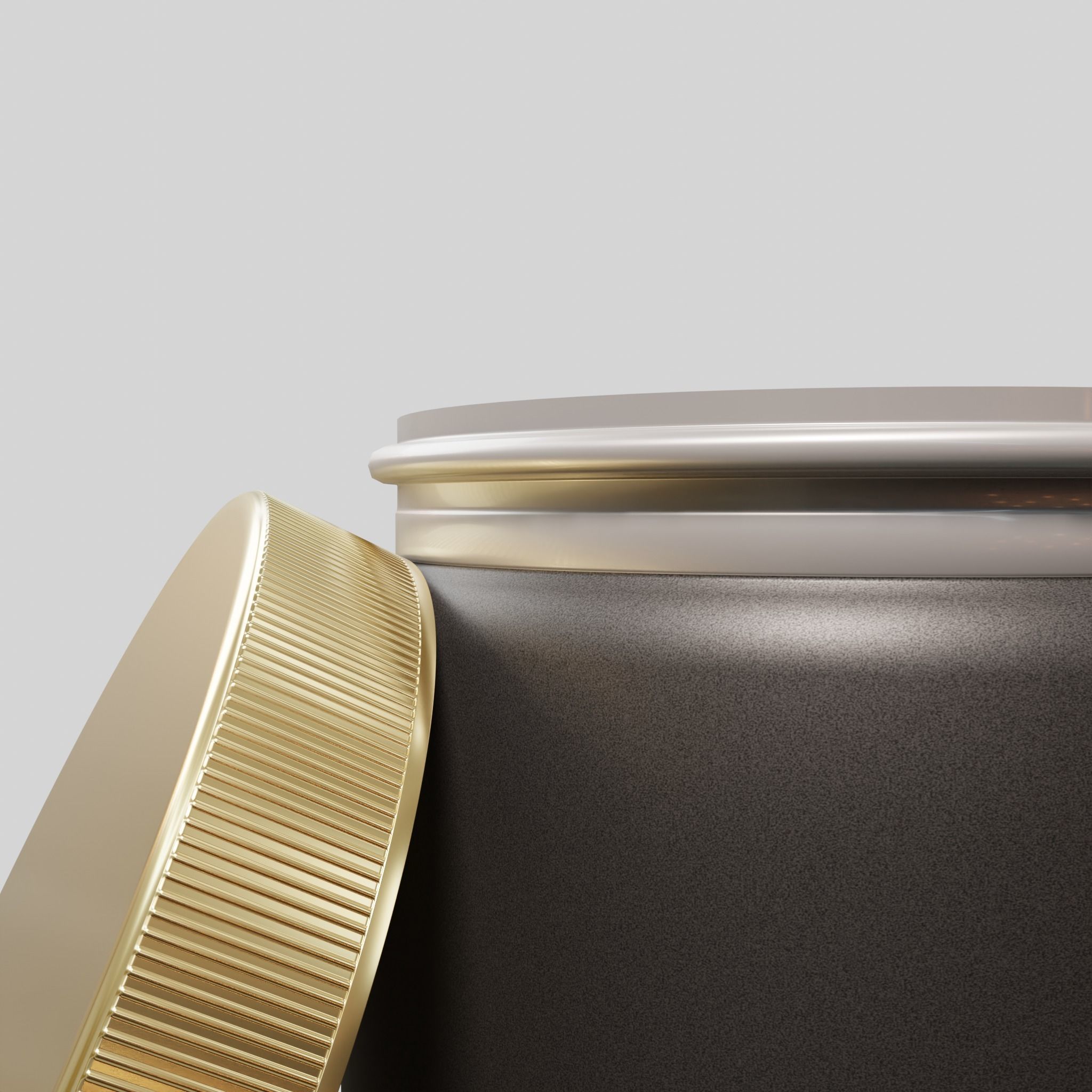 Tabletbox 3 jar Low-poly 3D model_4