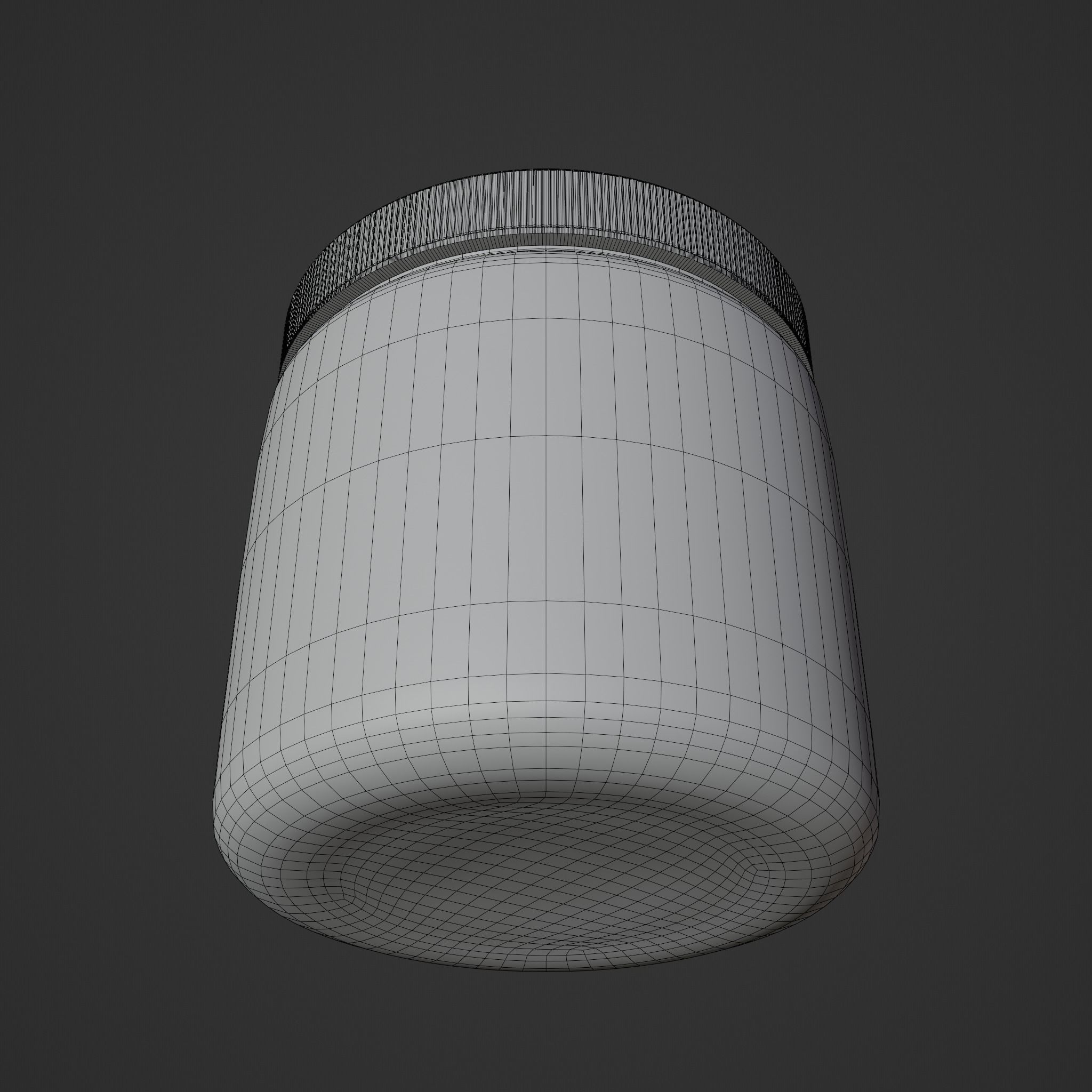 Tabletbox 3 jar Low-poly 3D model_7