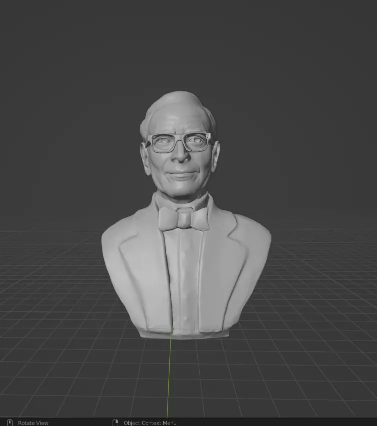 Ennio Morricone 3D print model_0