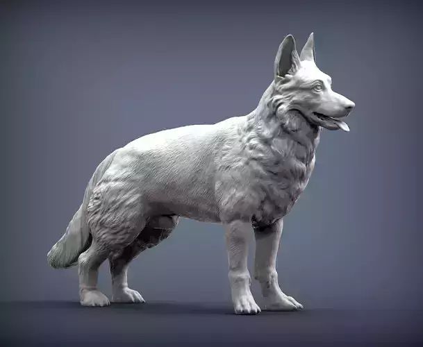 German Shepherd  3D print model