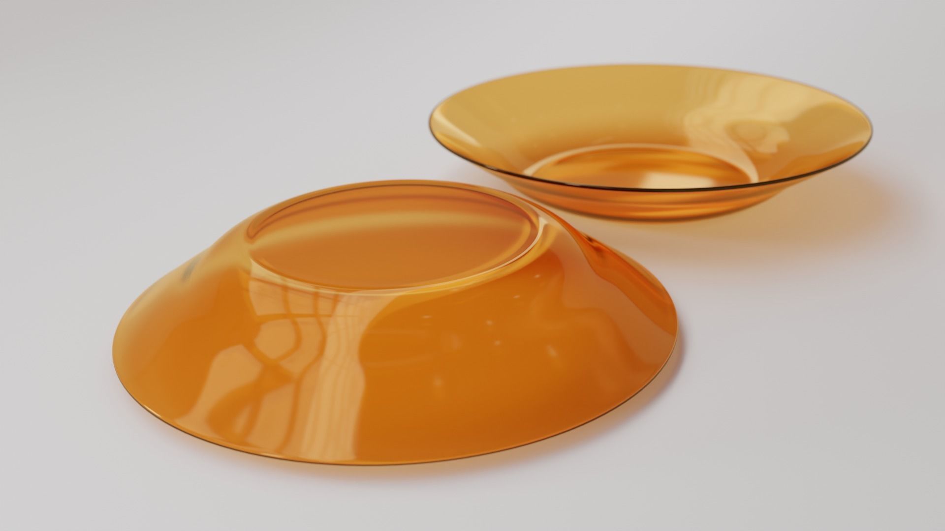 Glass Plates Collection 3D model_2