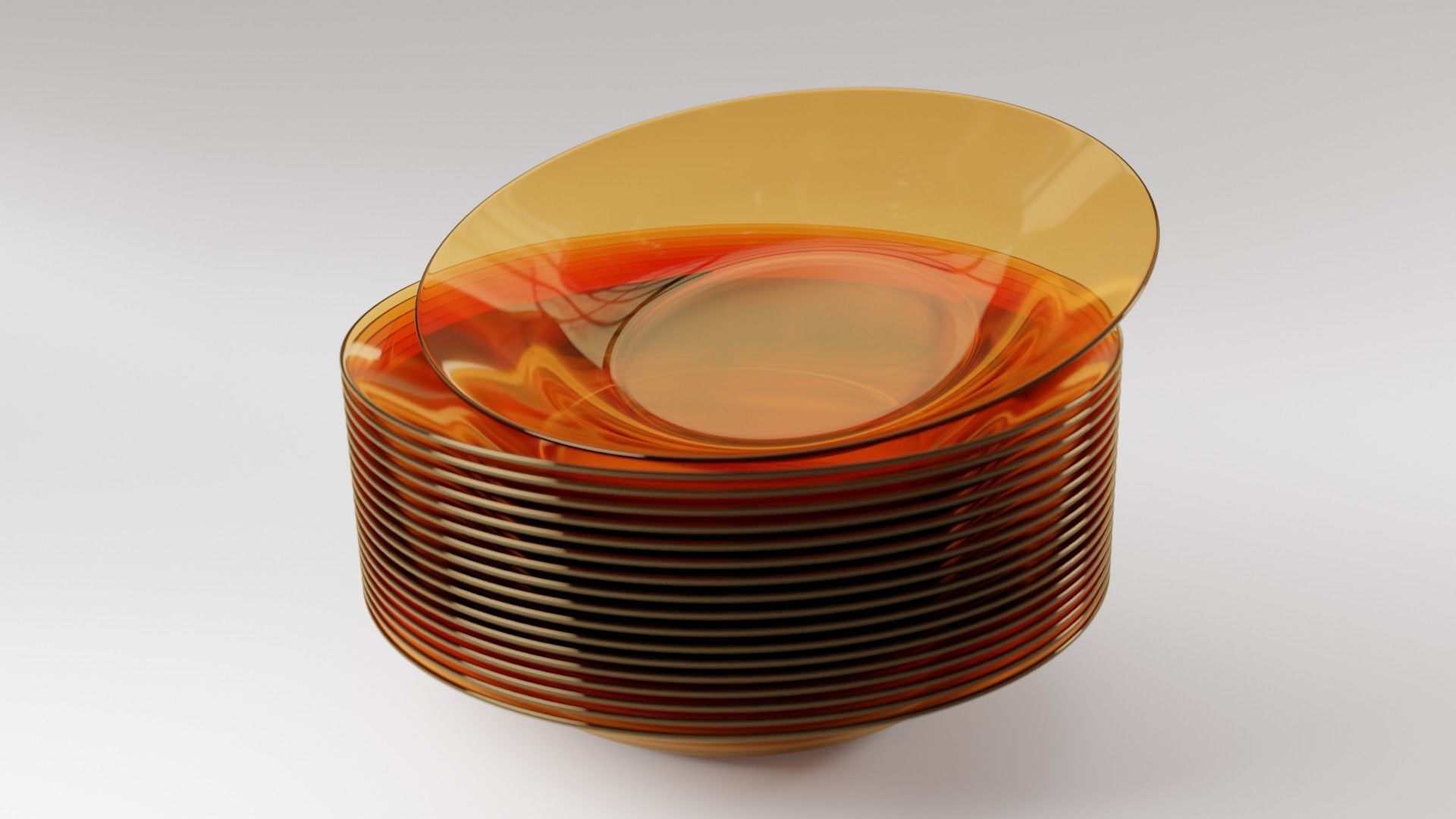 Glass Plates Collection 3D model_3