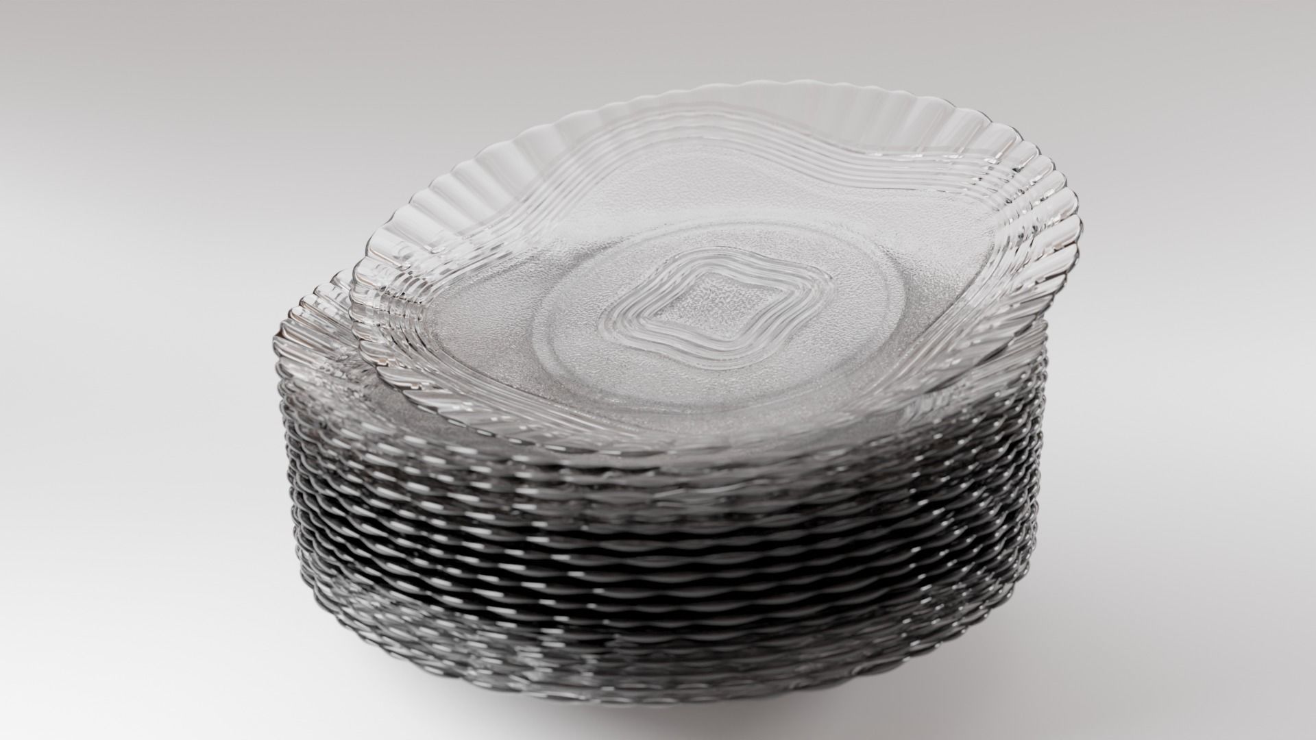 Glass Plates Collection 3D model_15