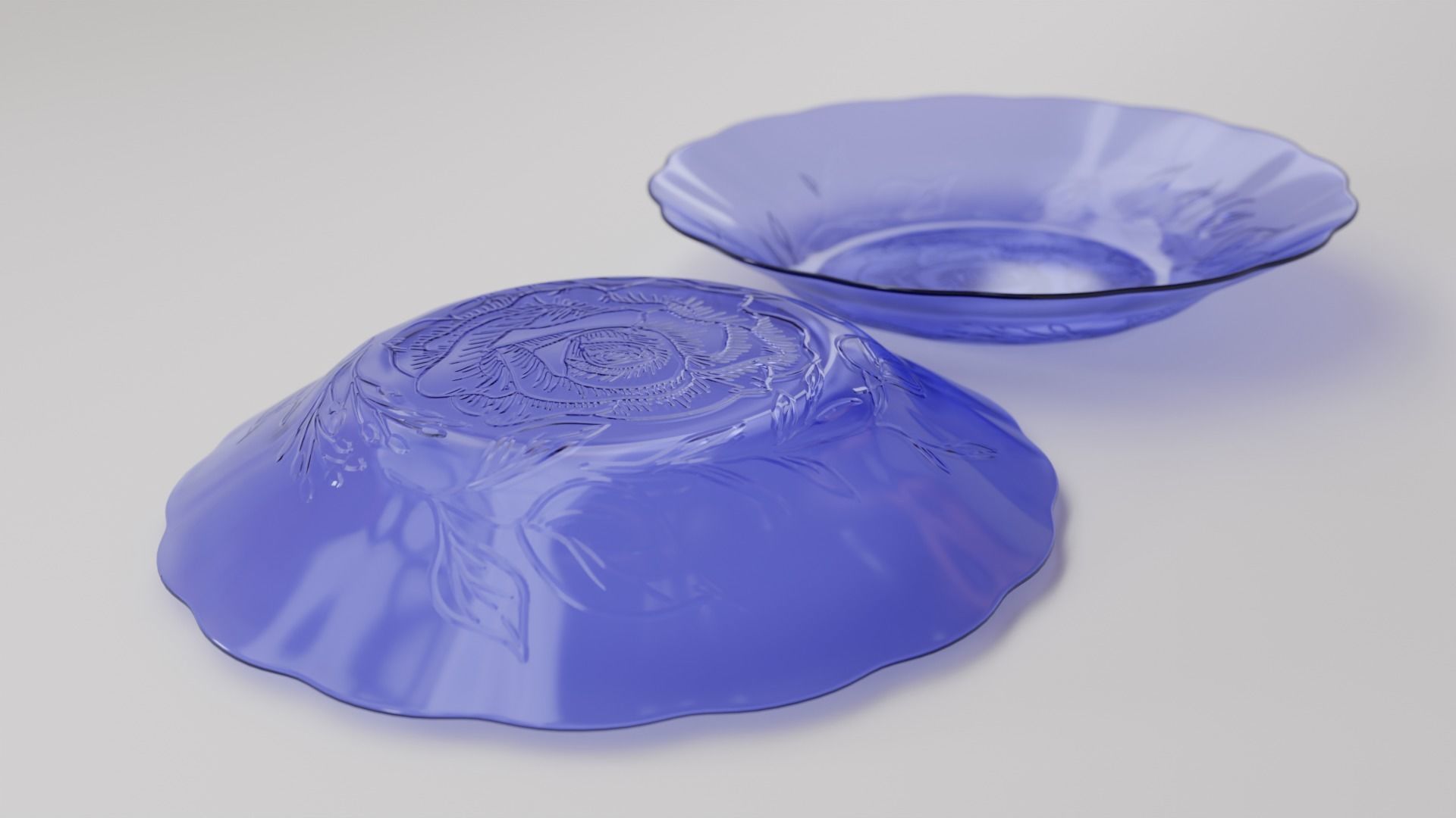 Glass Plates Collection 3D model_8