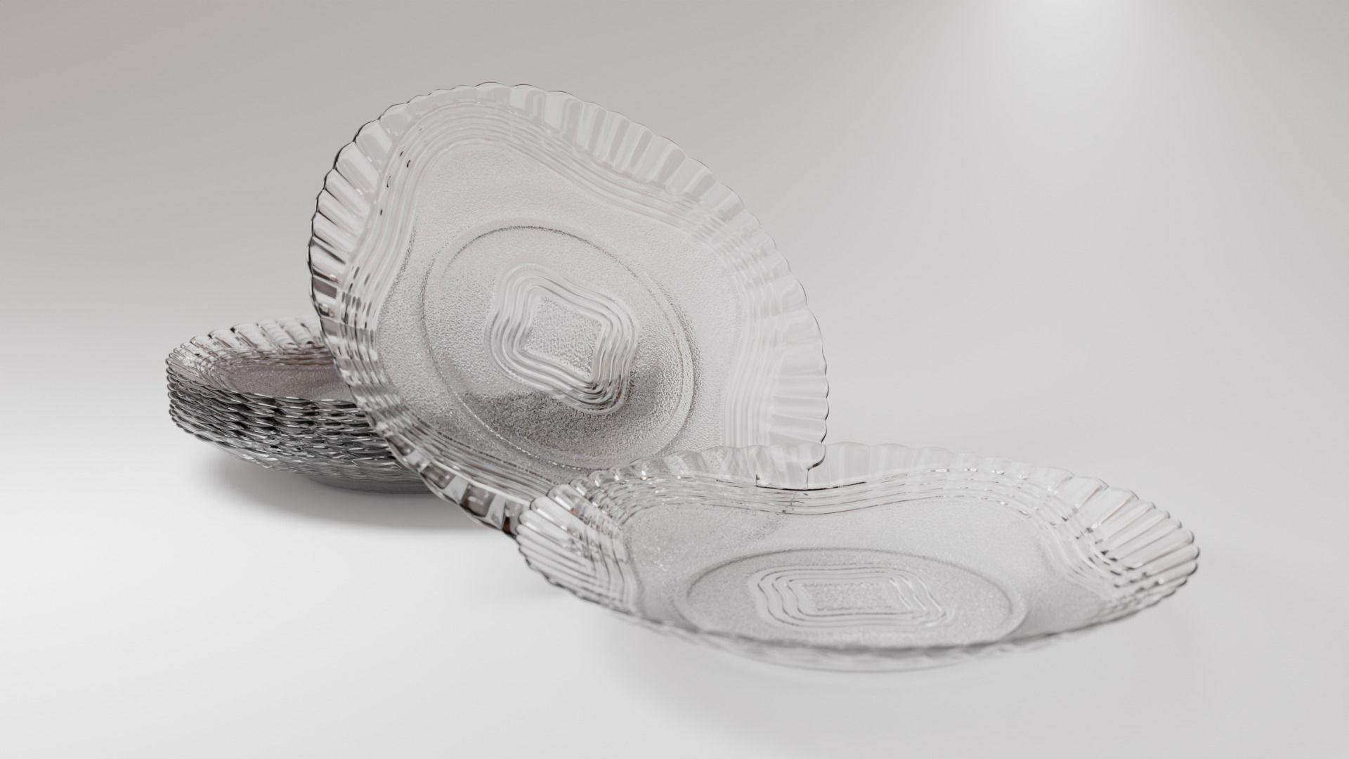 Glass Plates Collection 3D model_13