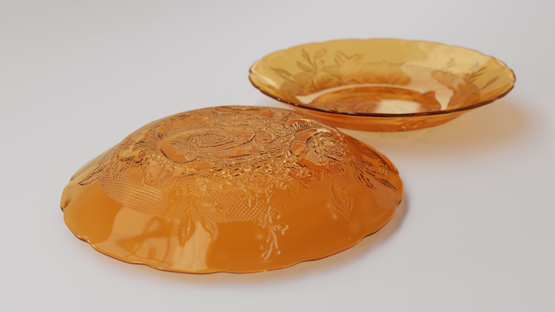 Glass Plates Collection 3D model_5