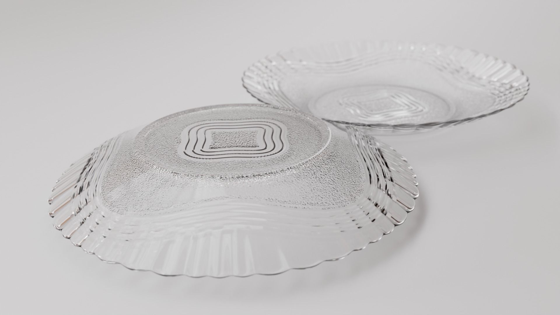 Glass Plates Collection 3D model_14