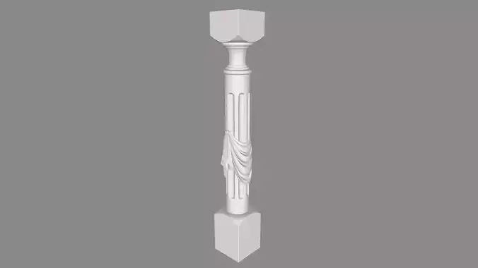 Pillar 002 3D Model