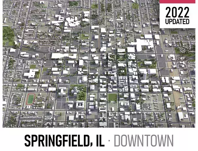 Springfield Low-poly 3D model