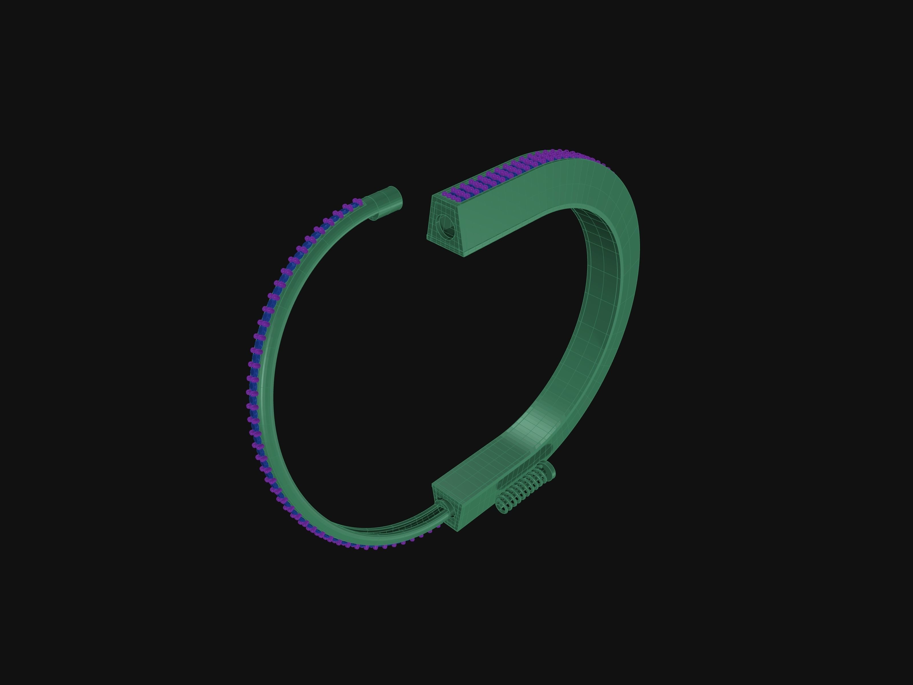 BRACELET TIFFANY LOCK 3D print model_2