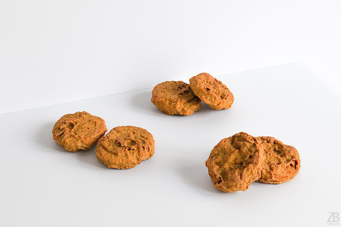 Chicken nugget 3D model