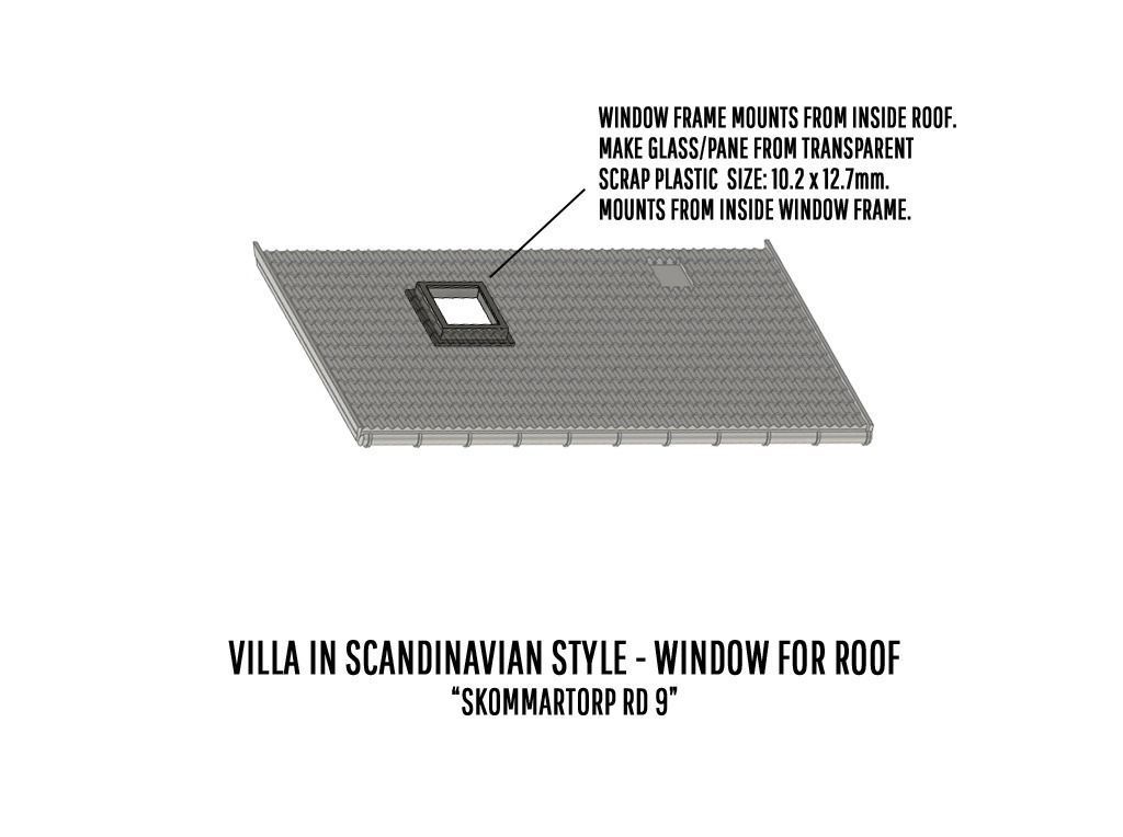 BUILD-0046 Villa Skommartorp 6 variants H0-scale 3D print model_21