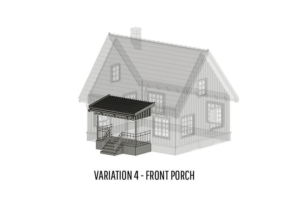 BUILD-0046 Villa Skommartorp 6 variants H0-scale 3D print model_22