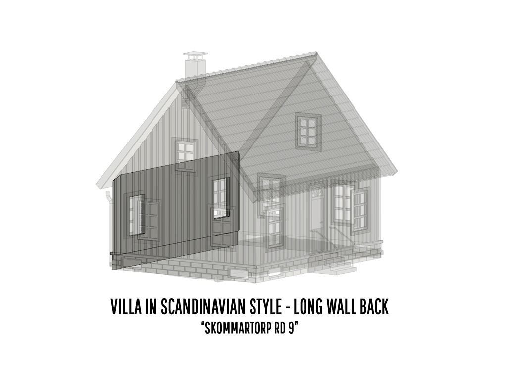 BUILD-0046 Villa Skommartorp 6 variants H0-scale 3D print model_11