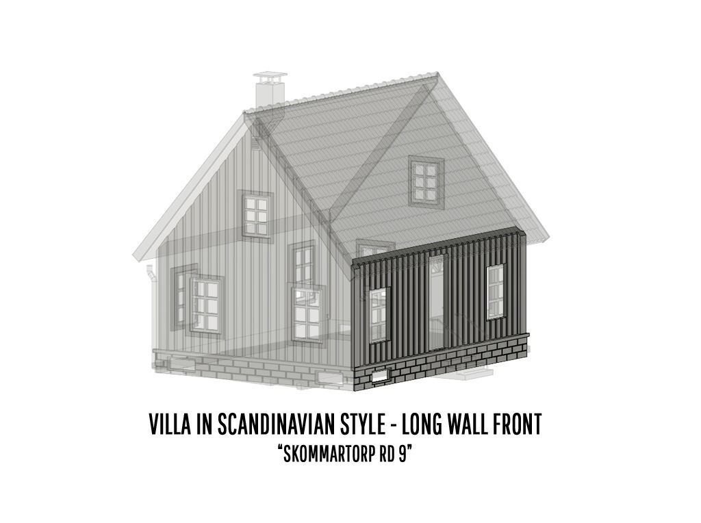 BUILD-0046 Villa Skommartorp 6 variants H0-scale 3D print model_12