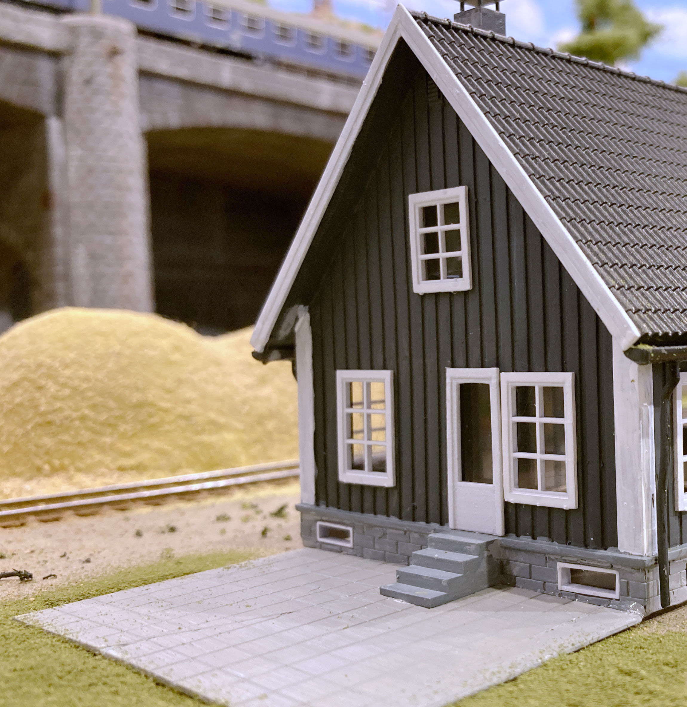 BUILD-0046 Villa Skommartorp 6 variants H0-scale 3D print model_5