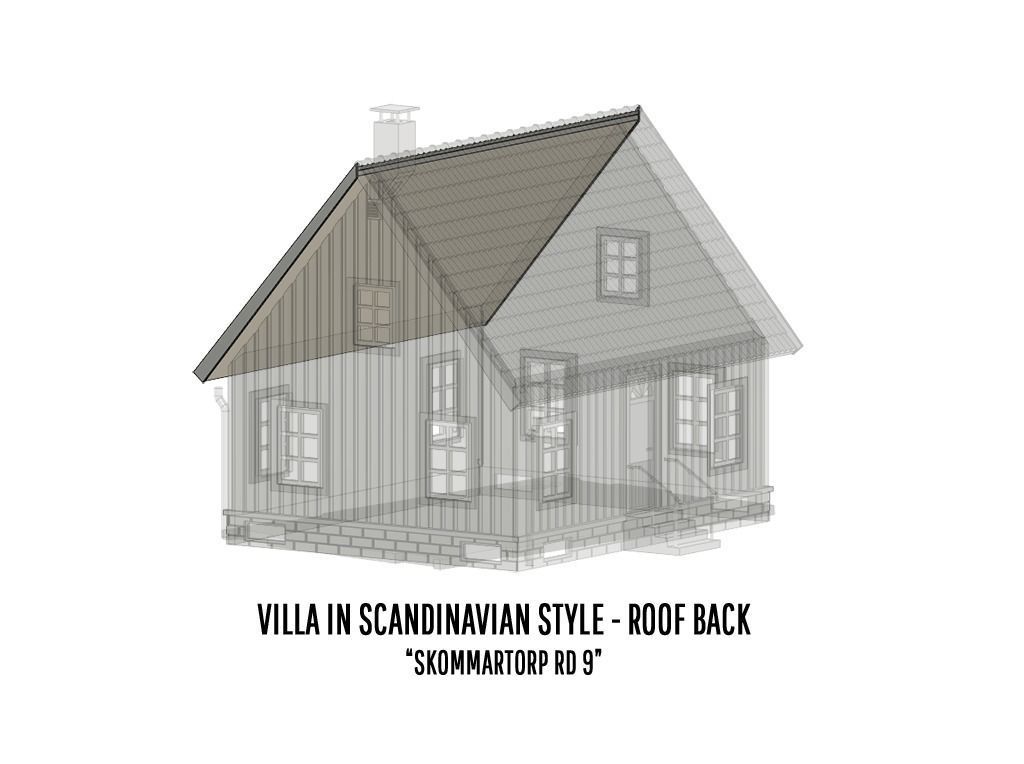 BUILD-0046 Villa Skommartorp 6 variants H0-scale 3D print model_13