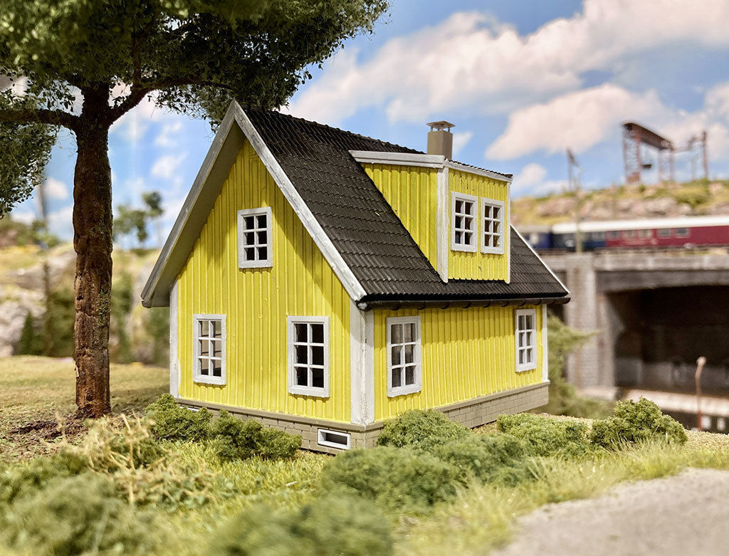 BUILD-0046 Villa Skommartorp 6 variants H0-scale 3D print model_3